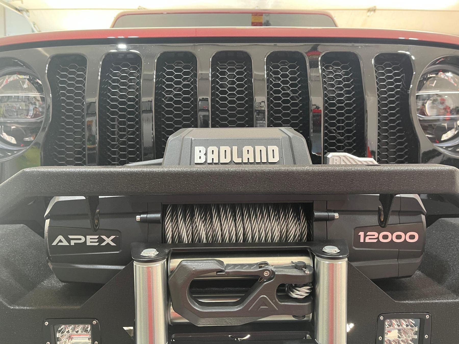 HFT BADLAND APEX 12,000 Lb. Winch with Steel Rope and Remote