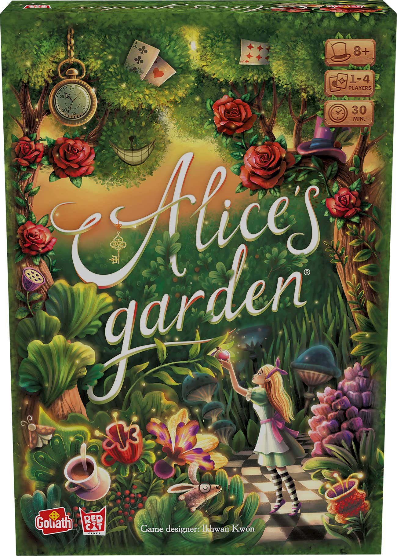 Goliath Alice's Garden - Strategy Game with Easy-to-Learn Tile Placement - 1-4 Players, Ages 8 and Up