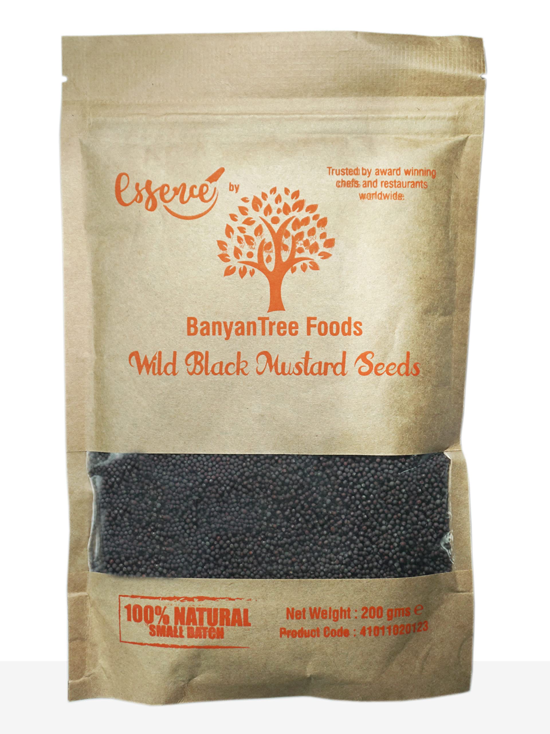 BanyanTree FoodsBlack Mustard Seeds 200g~ All Natural, Indian Origin | No Color | No Salt or fillers