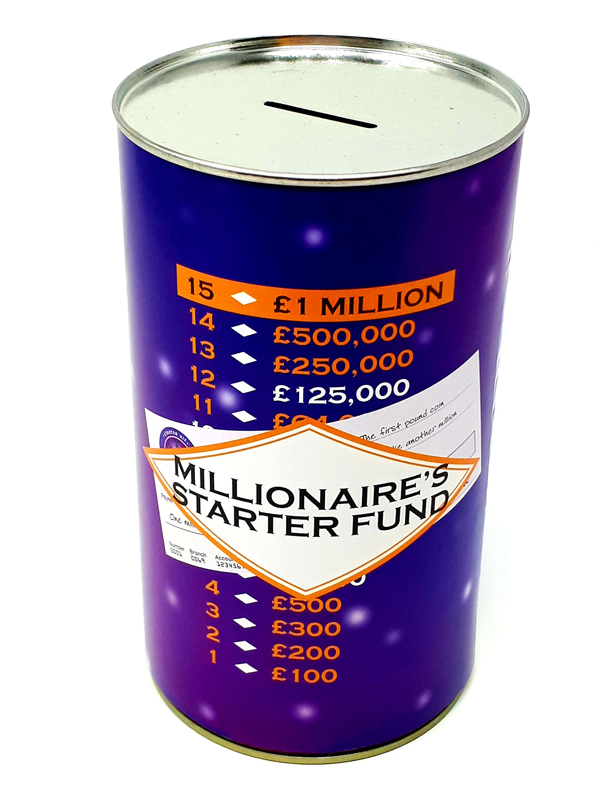 CanTastic Millionaire Starter Fund, Savings Tin, Large