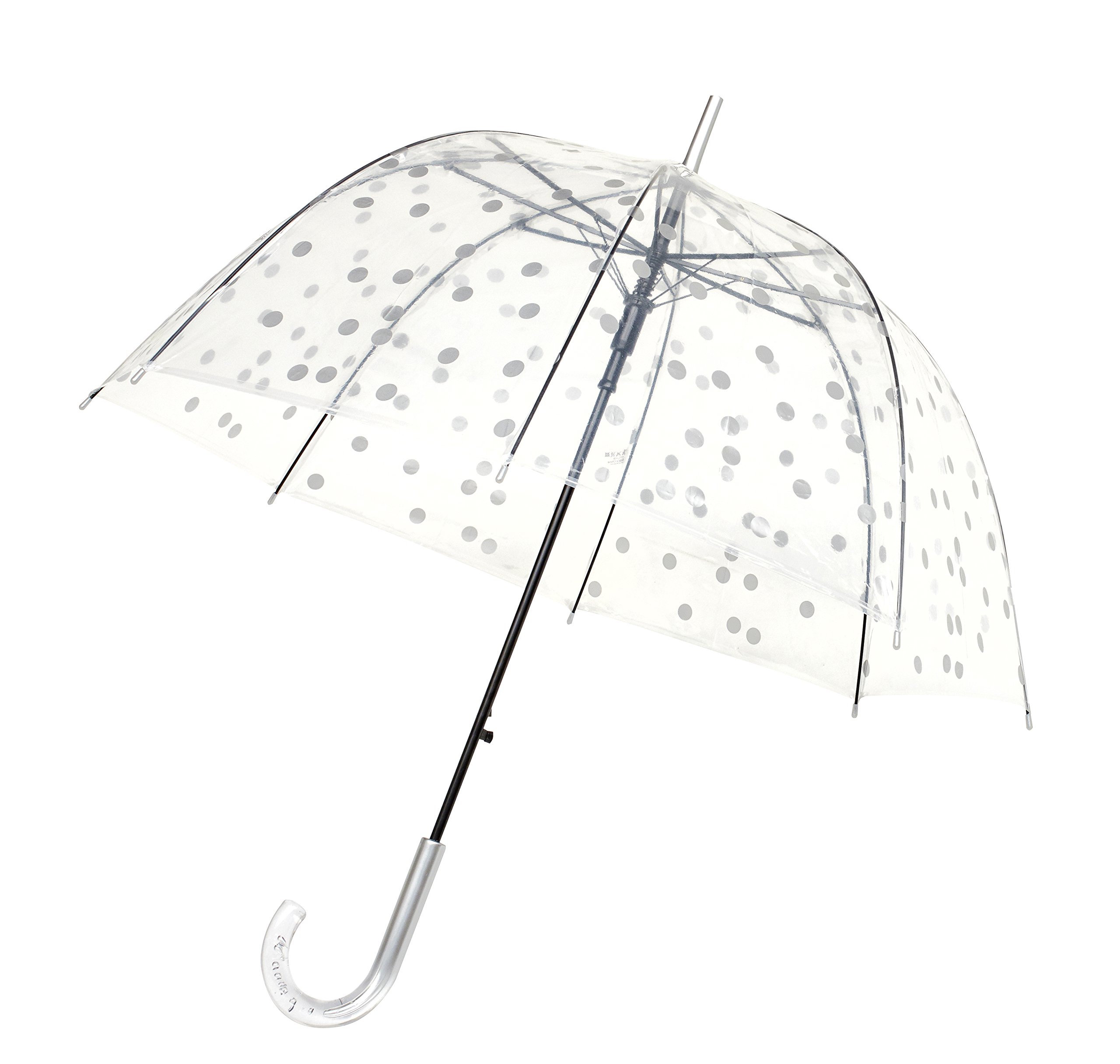 SMATI Stick Clear Windproof Umbrella - Birdcage Bubble See Through