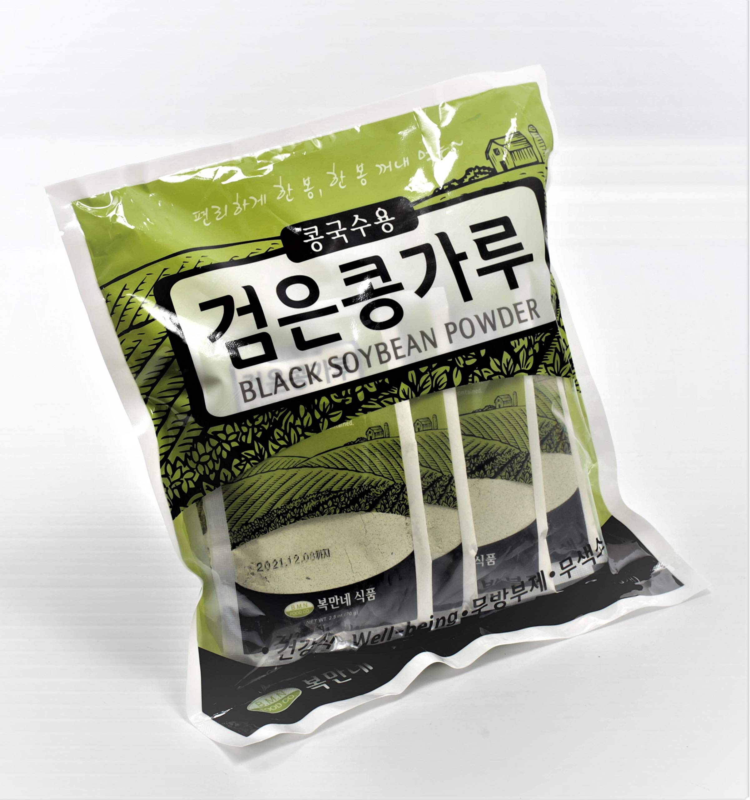 BMN FOOD USA콩가루 Soybean Powder (Black Soybean flavor), 10 packetsx70 grams each