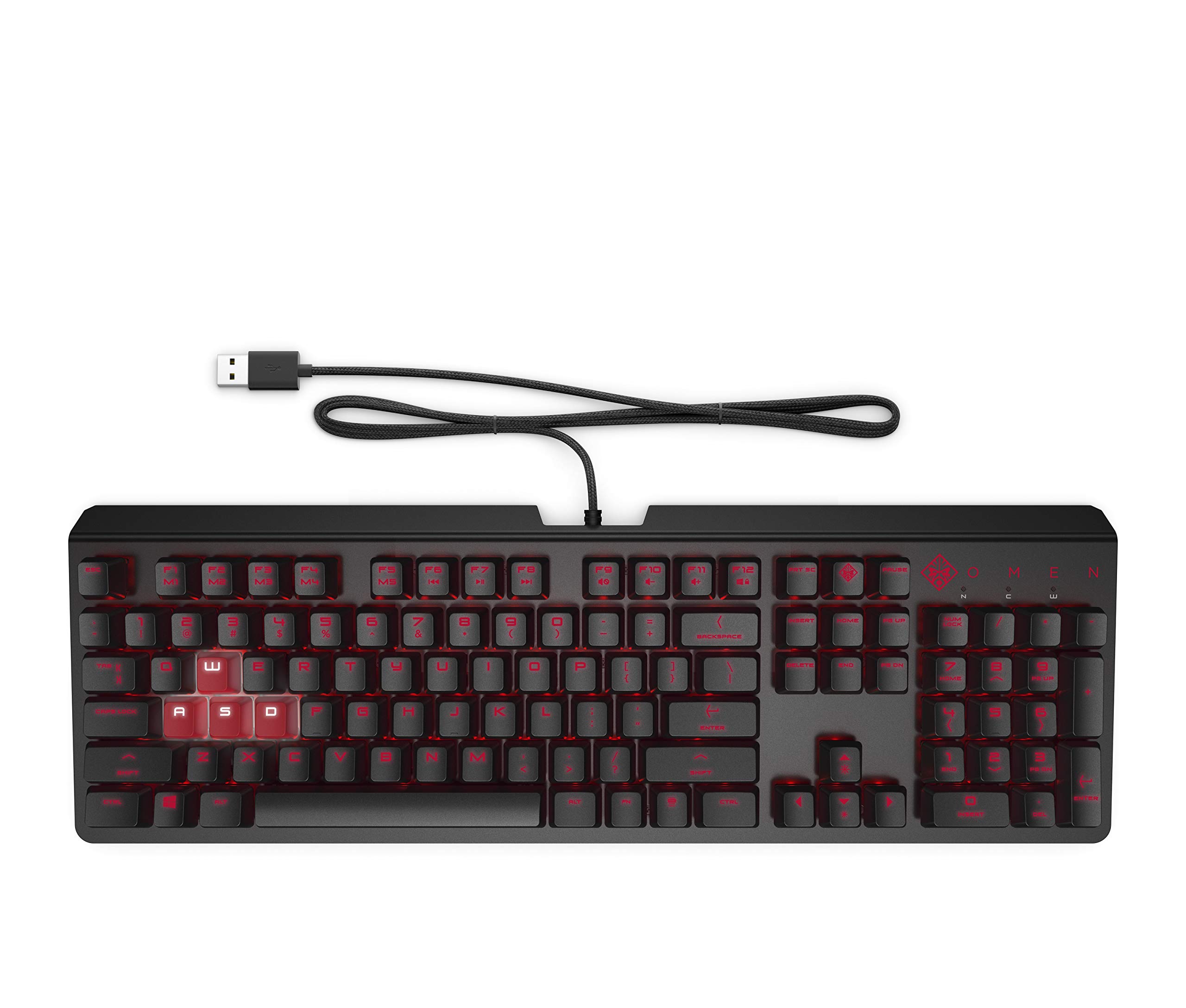 HP Omen Encoder Mechanical Cherry MX Red Gaming Keyboard (6YW76AA)