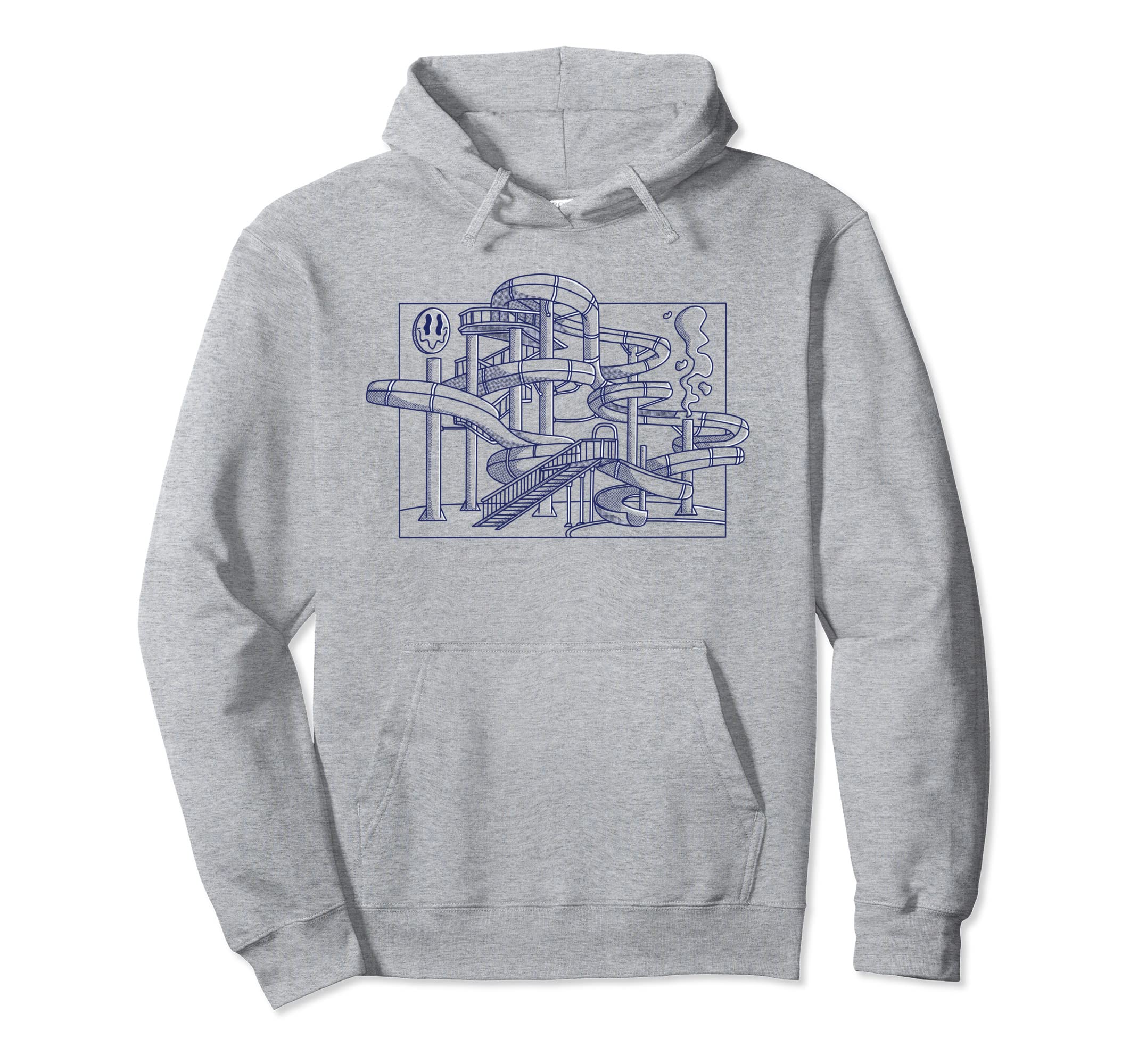 Fun Water Slide Water Park WaterparkSlide Fun Water Park Waterpark Pullover Hoodie