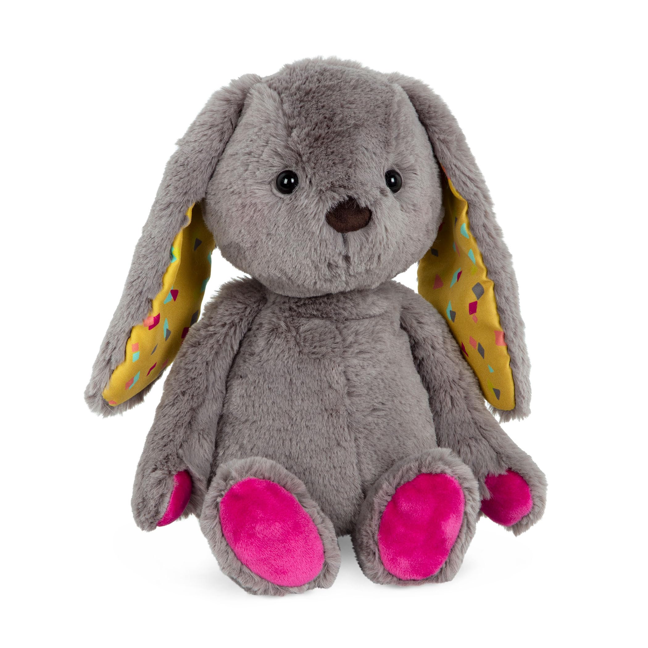 B. toys- B. softies- 12" Plush Bunny- Huggable Stuffed Animal Rabbit Toy- Soft & Cuddly Plush Bunny – Washable – Newborns, Toddlers, Kids- Happy Hues- Sprinkle Bunny - 0 Months