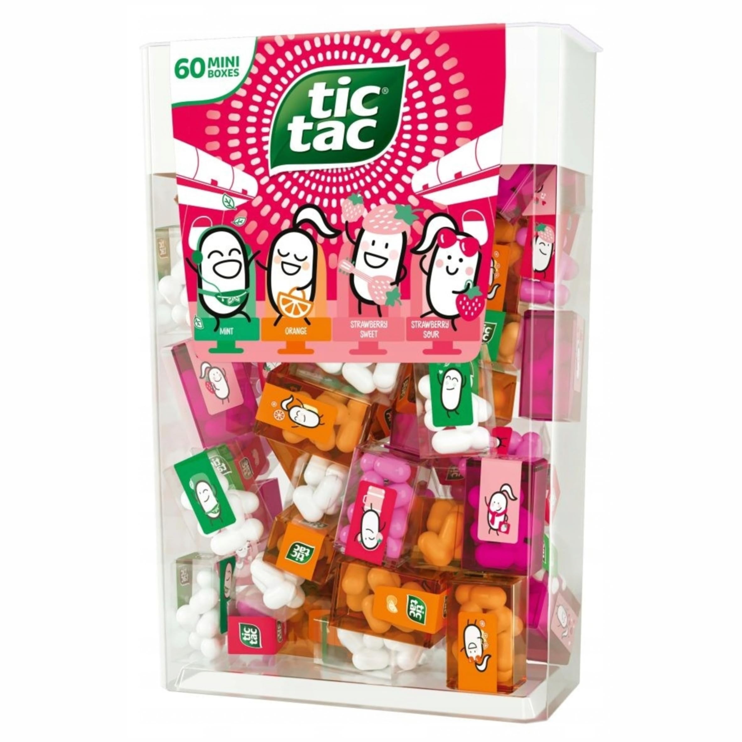 Tic Tac Strawberry Edition, Mini Mix, total 228 GRAMS