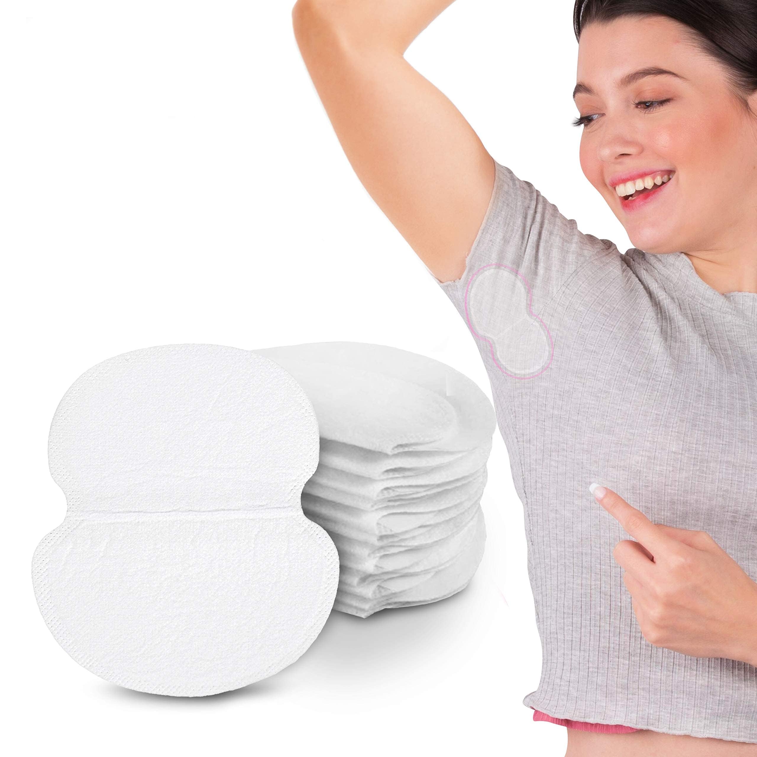 Khazna Armpit Sweat Pads, 100 Pcs Underarm Sweat Pads for Women and Men, Dress Shields for Hyperhidrosis Treatment, Hidrosis Control And Sweating