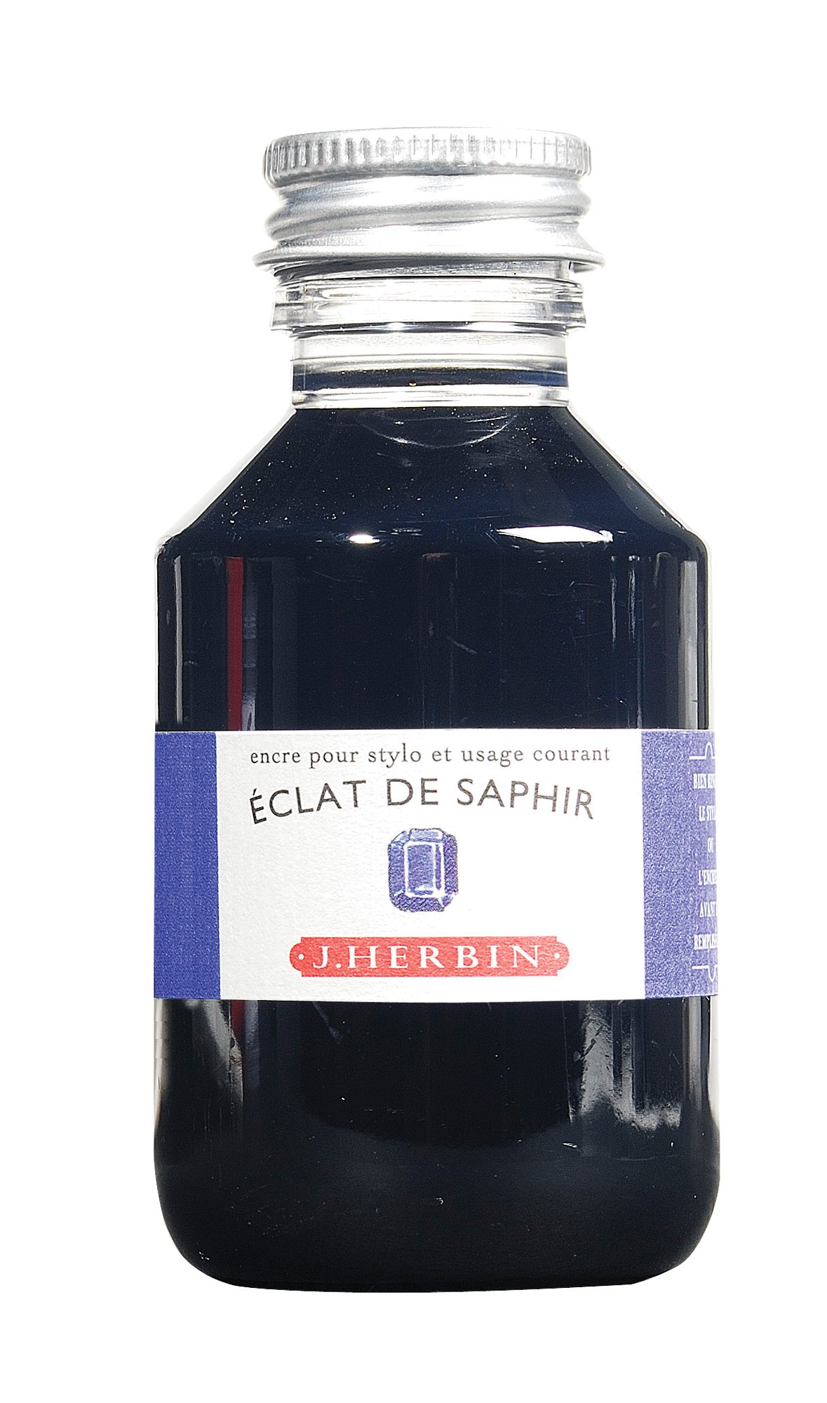 J. Herbin Fntn Pen Ink 100Ml ECLAT De Saphir