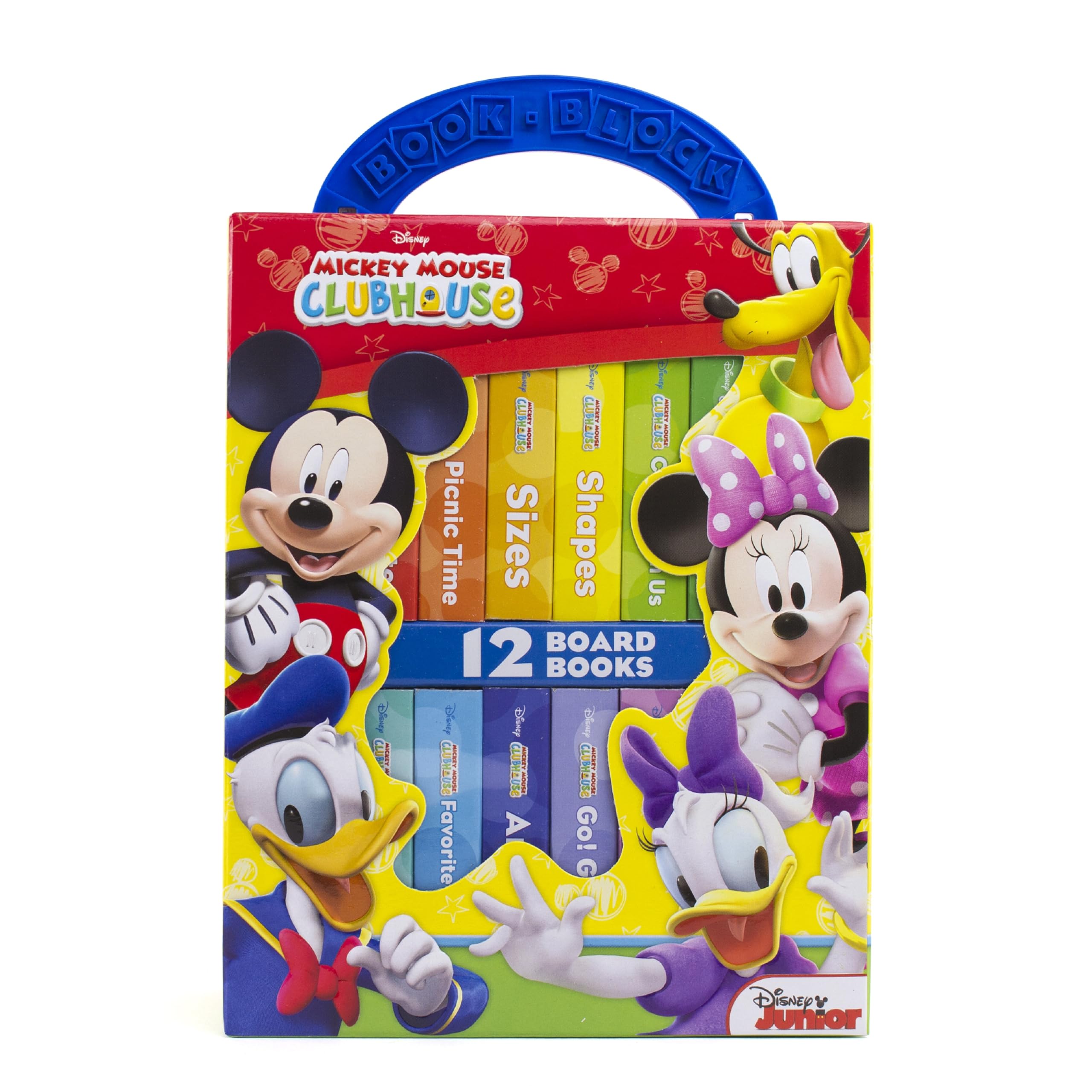 Disney Junior Mickey Mouse Clubhouse - My First Library Board Book Block 12-Book Set - PI Kids: 12 Board Books Board book – Picture Book, 21 Jun. 2018