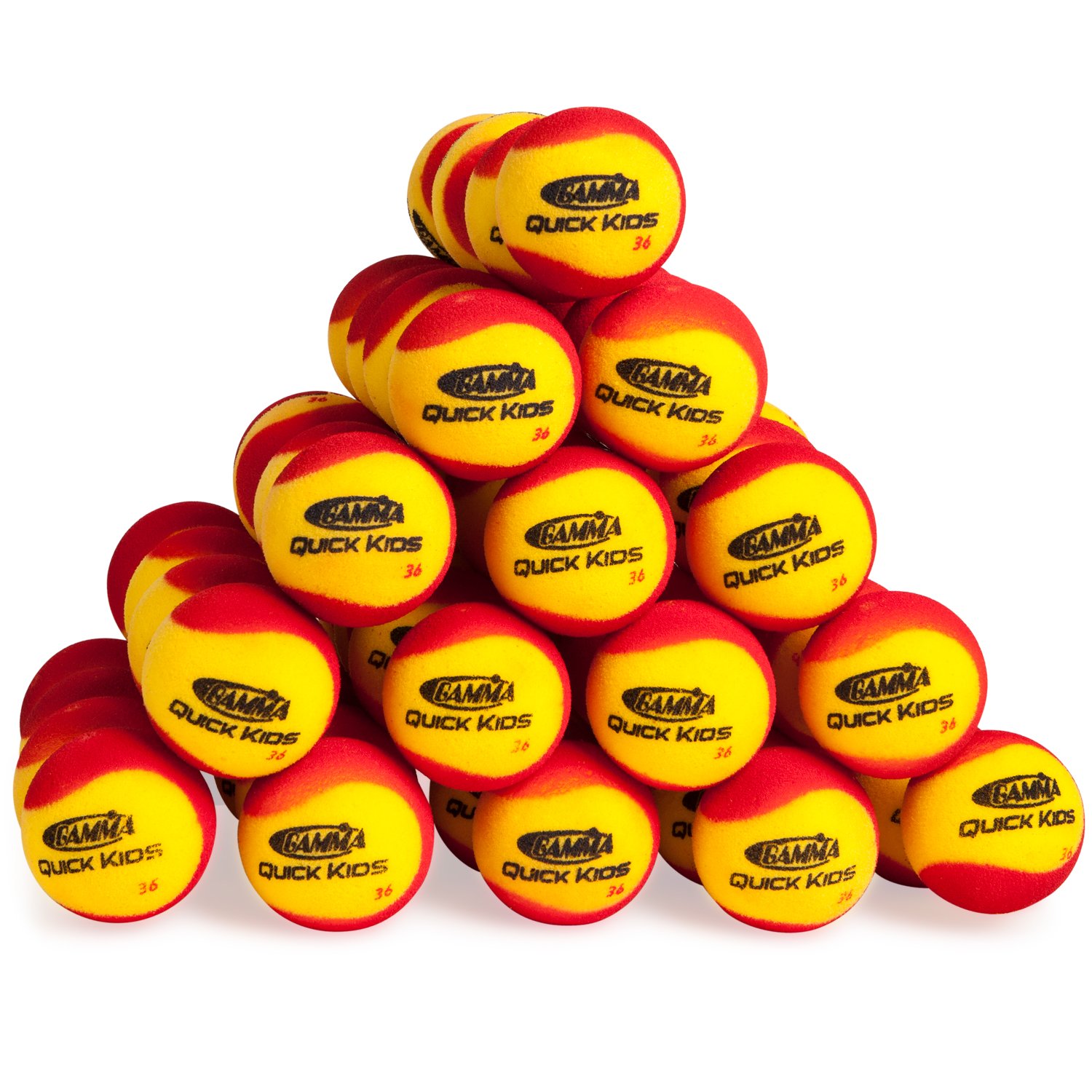 Gamma Sports Foam Tennis Balls for Children and Beginners - 3 Options Available