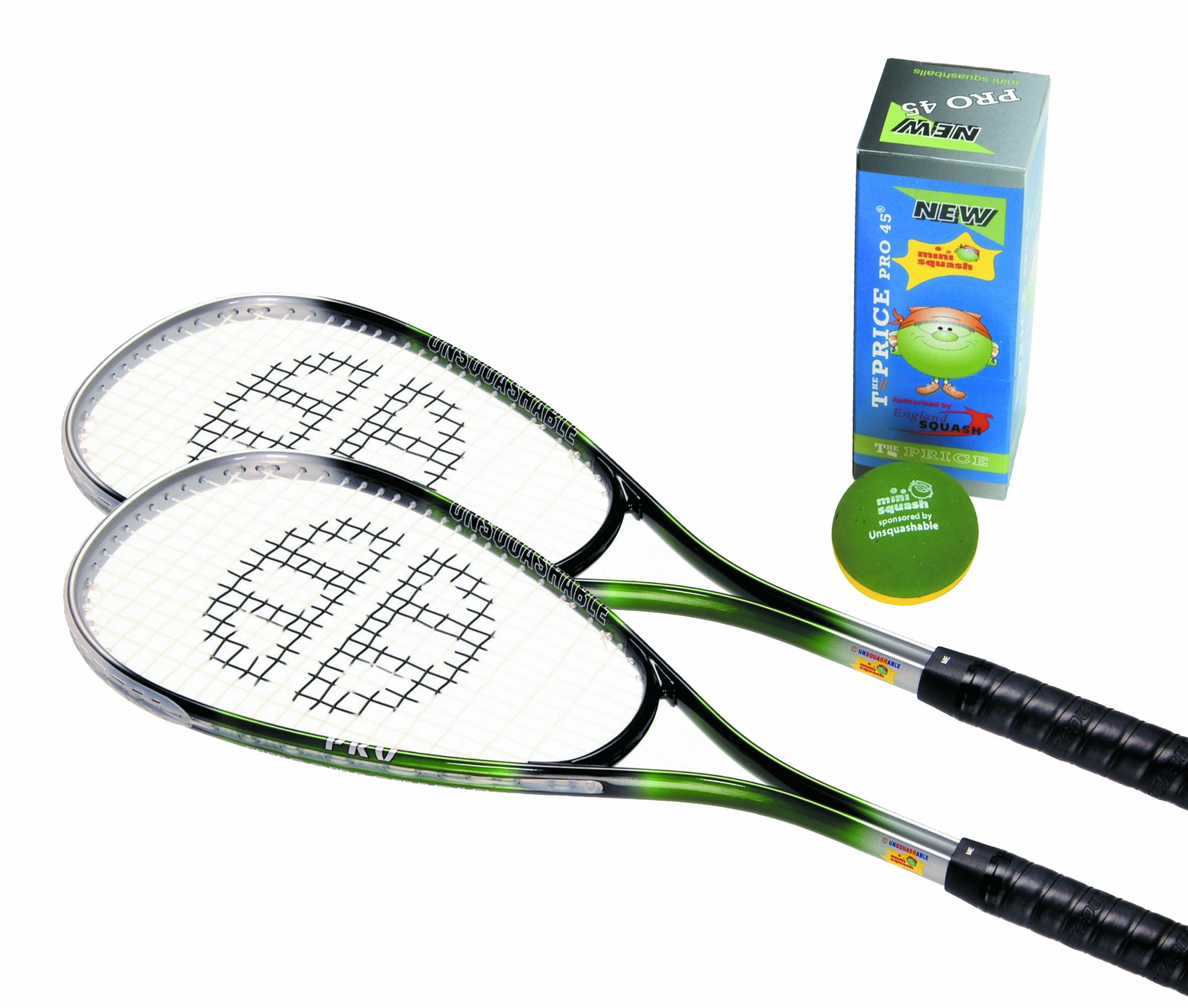 Sure Shot 2 Player Adult Squash Set - 2 rackets and 3 balls