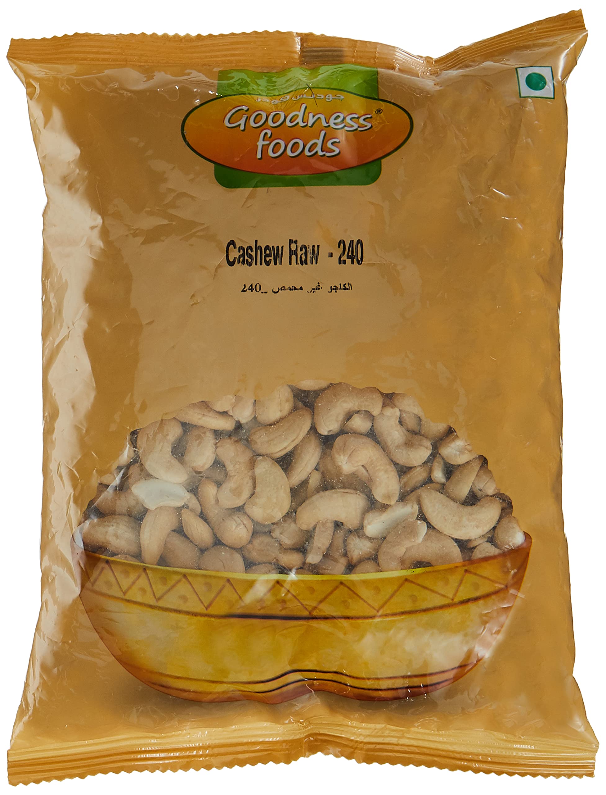 Goodness Foods Raw Cashew 1 kg