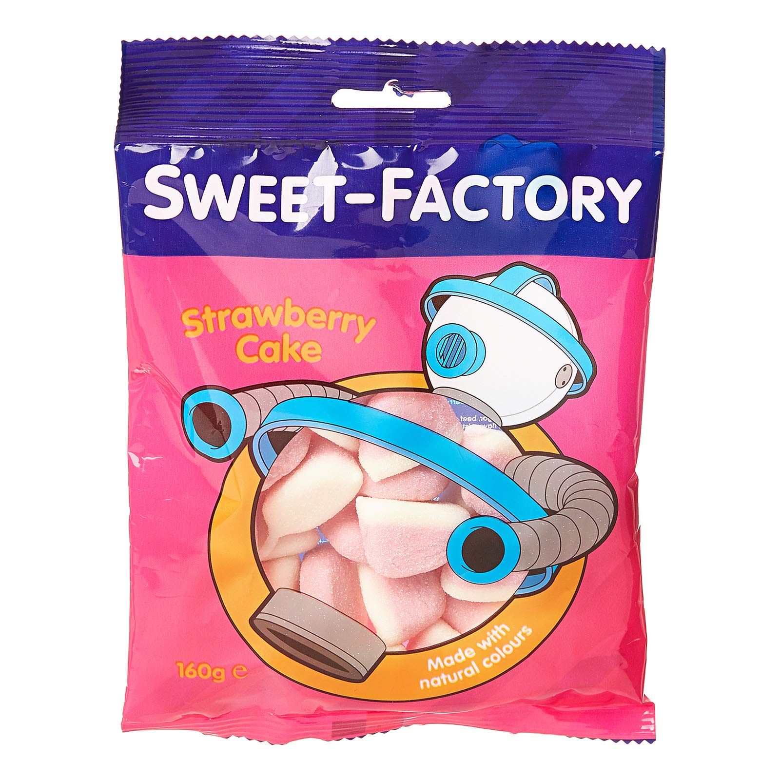 Sweet Factory Strawberry Cake Jelly Candies - 160 gm