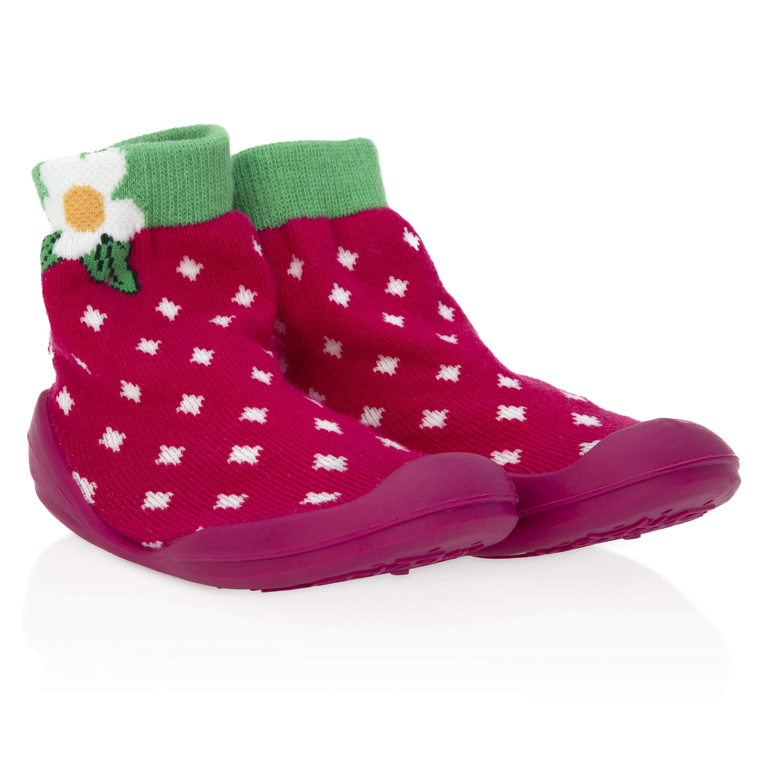 Nuby Snekz Comfortable Rubber Sole Sock Shoes for First Steps