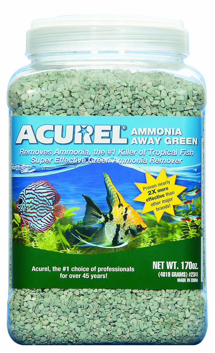 Acurel LLC Ammonia Away Green, Aquarium and Pond Filter Accessory, 170-Ounce