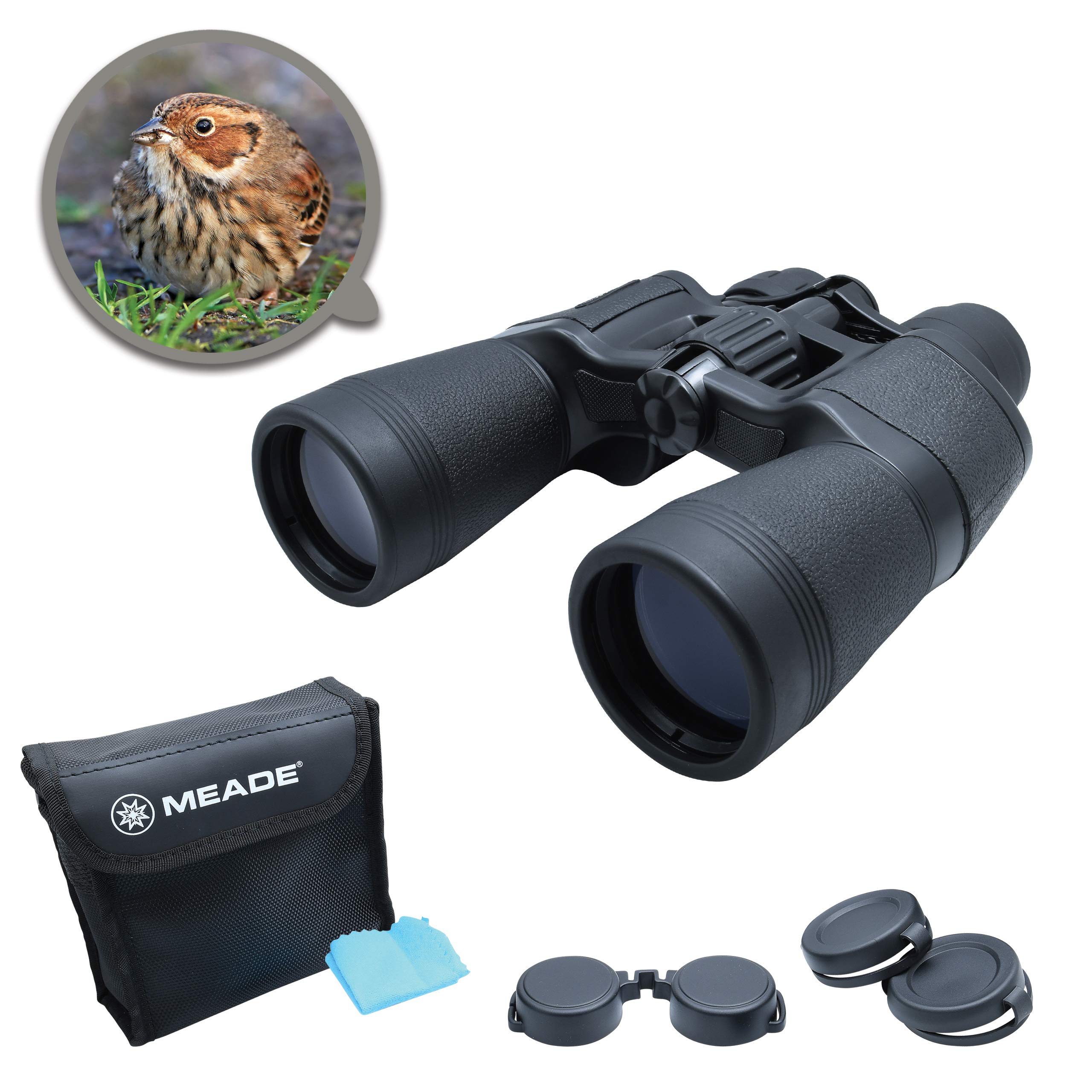 Meade Instruments 125061 Mirage 10-22 x 50 Zoom Binoculars - Black