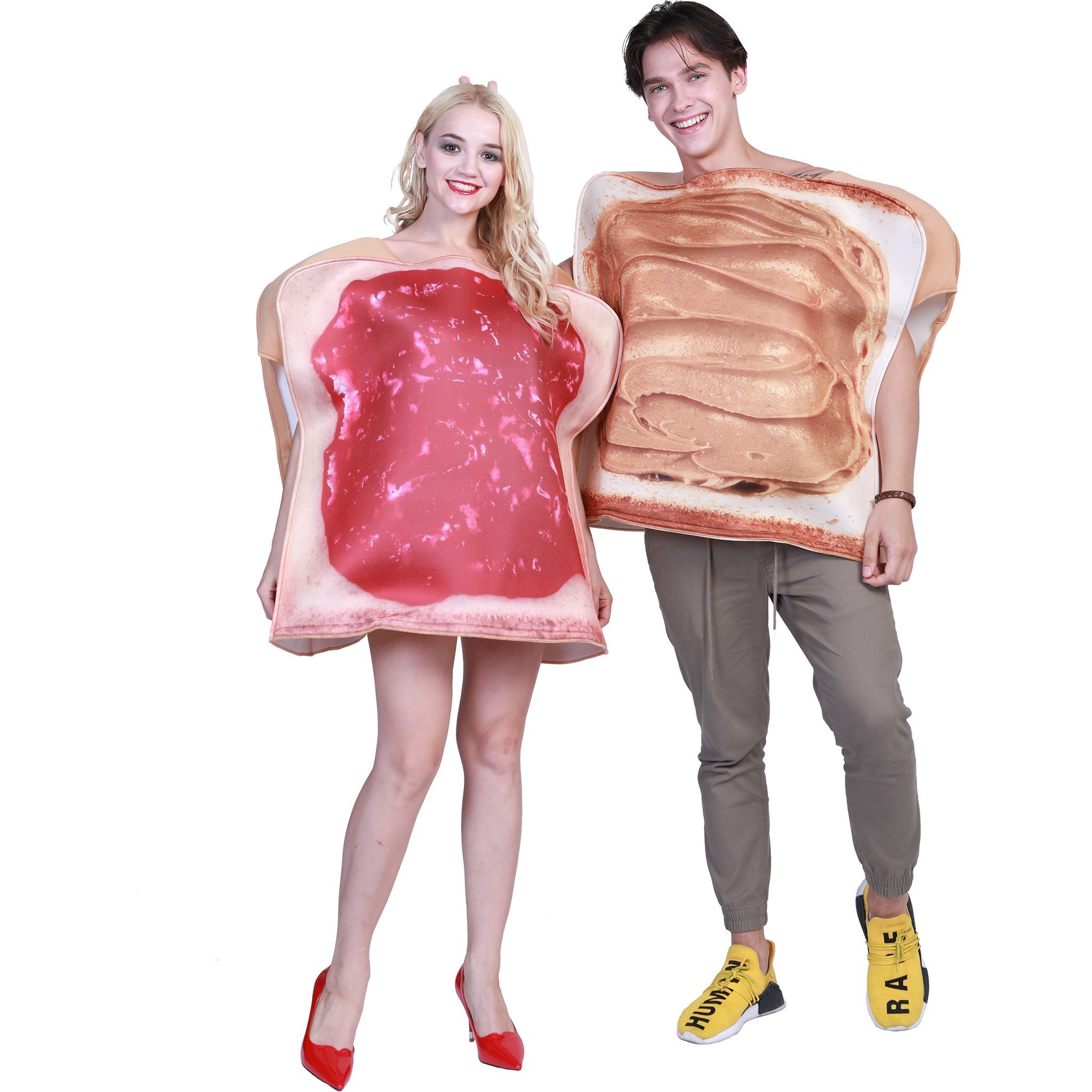 EraSpookyCouples Peanut Butter and Jelly Costume Halloween Party Funny Food Fancy Dress