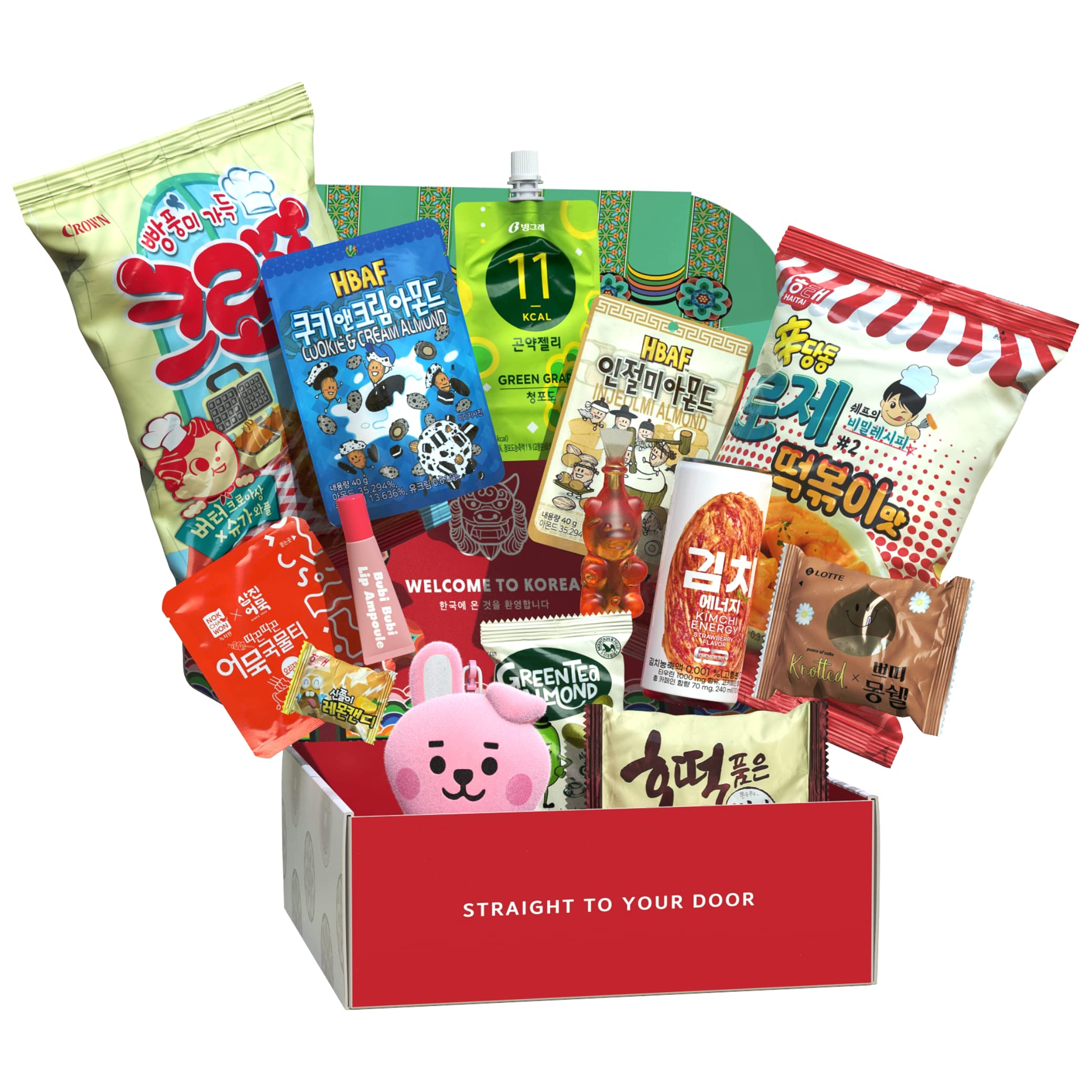 Seoulbox Finest Korean Snack Box 18 Count – Variety Snacks Including Korean’s Favorite Chips, Ramen, Biscuits, Cookies, Pies, Candies. Perfect appetizing Korean snacks for any occasions, gifts and Treats for Kids Children College Students and adults