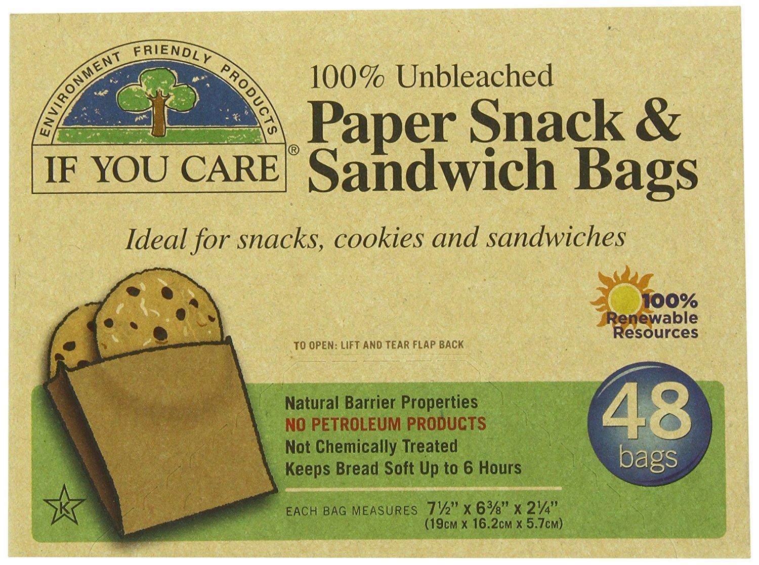 If You Care 48 x Multi-Purpose Paper Bags (1 g)