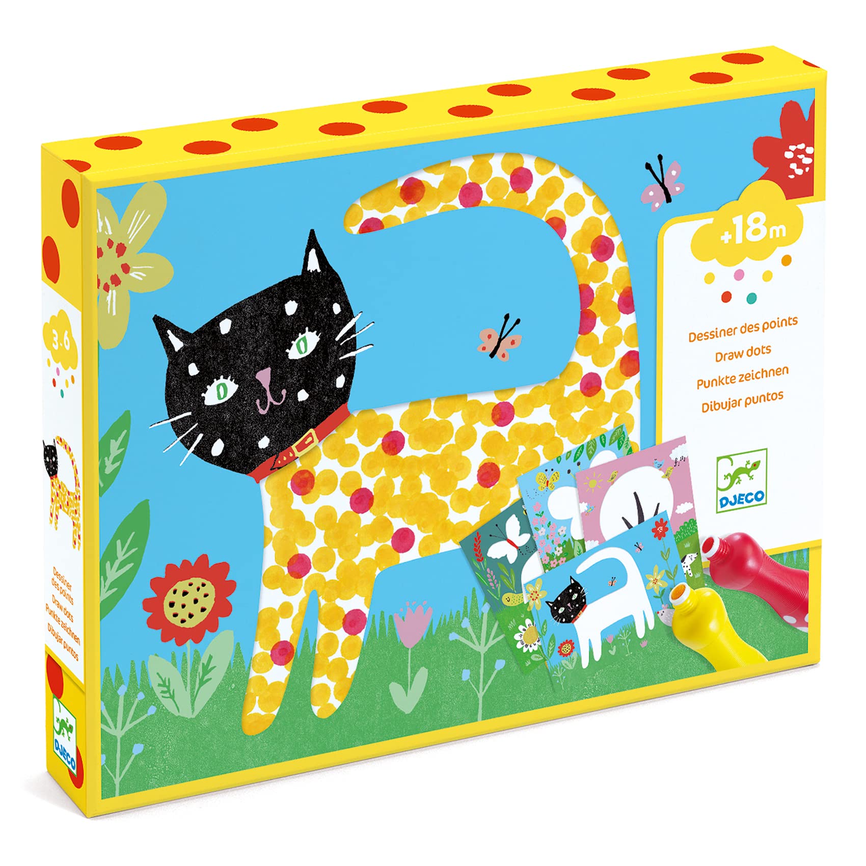 DJECO Small Dots Mess-Free Painting Set