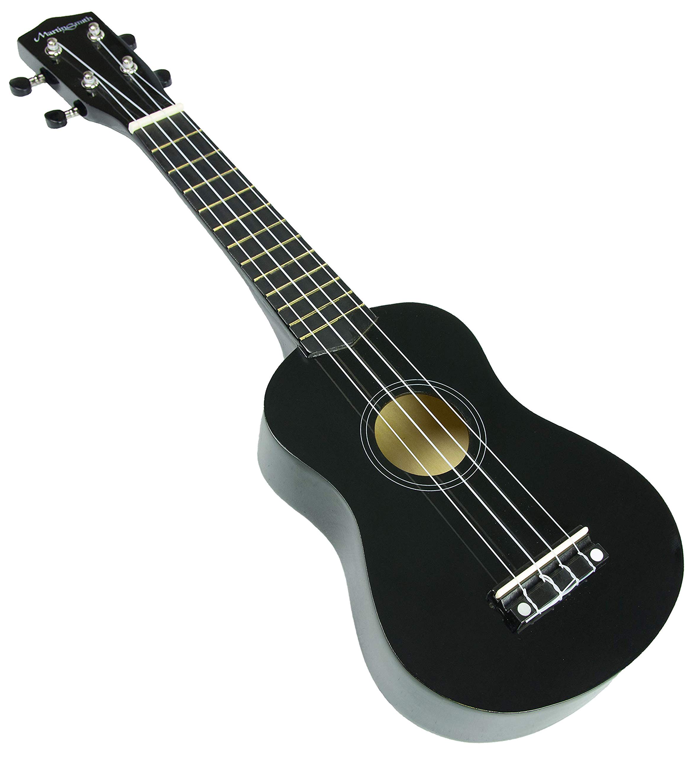 Martin SmithUK-222-BK Soprano Ukulele, Black