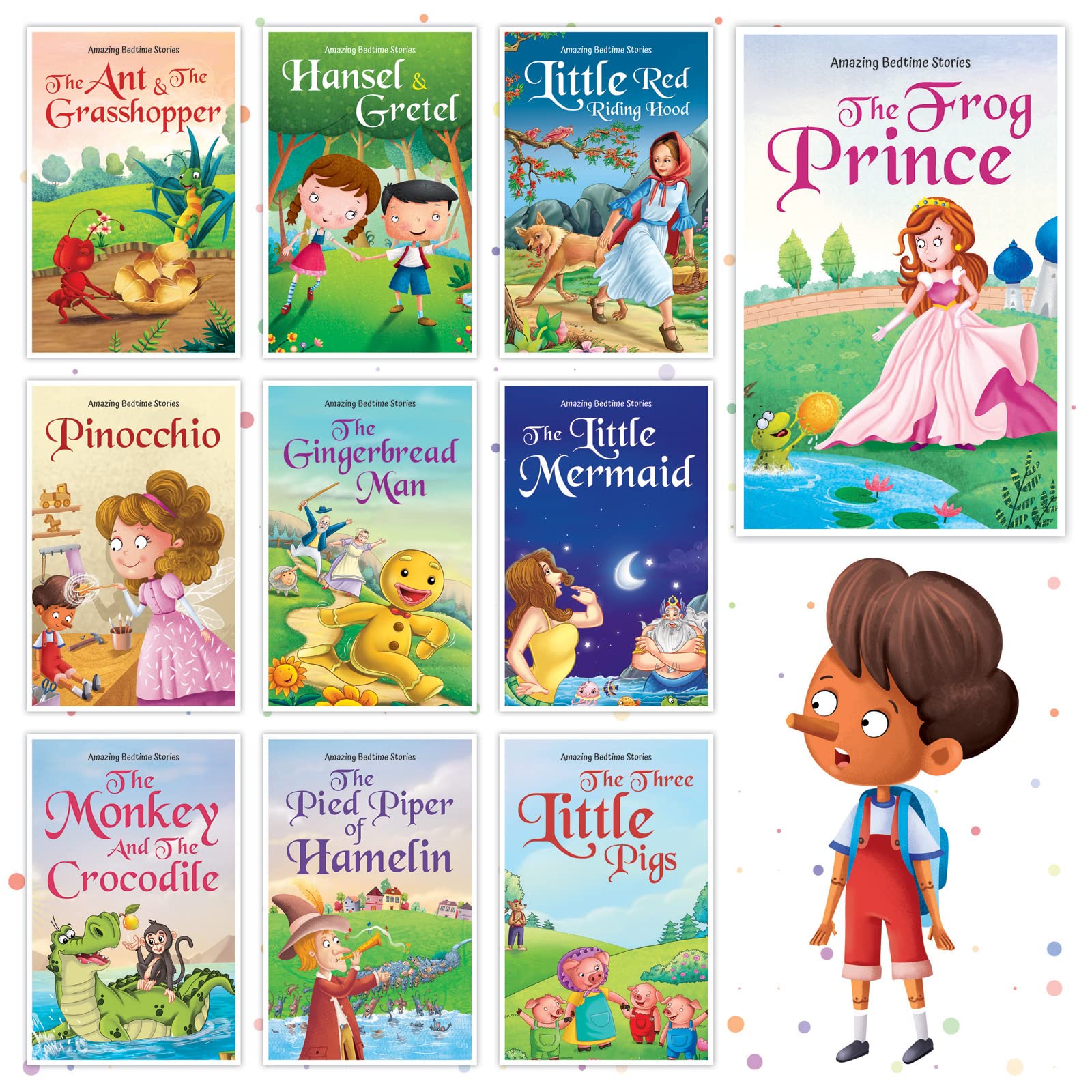 Dreamy Nights: Set of 10 Bedtime Story Books with colorful Pictures for Kids and & Children-Magical Adventures and Soothing Tales to Settle and Inspire Product Bundle – 25 April 2023