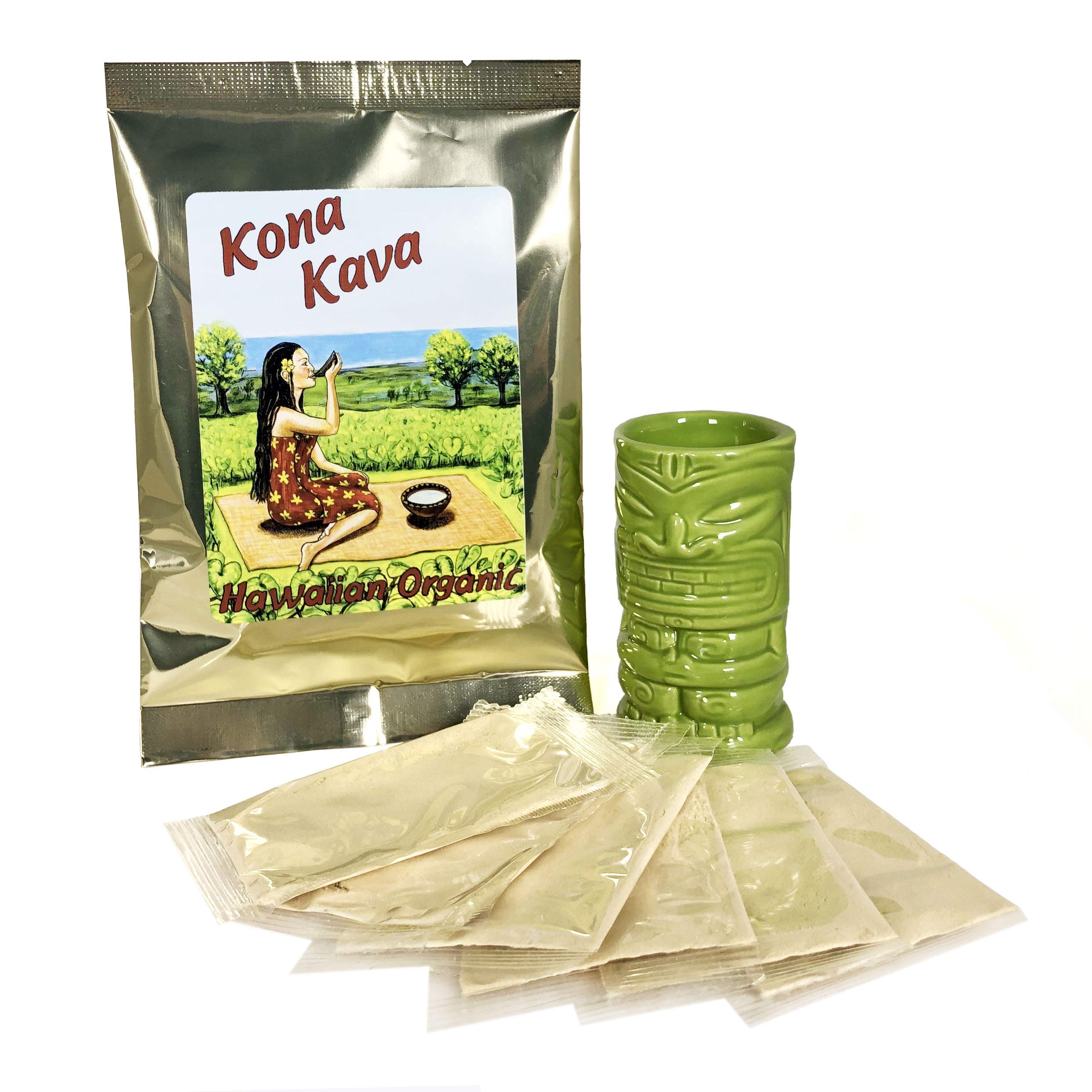 Instant 30% Kavalactone Kava Drink Singles - Banana Vanilla - 6 Pack