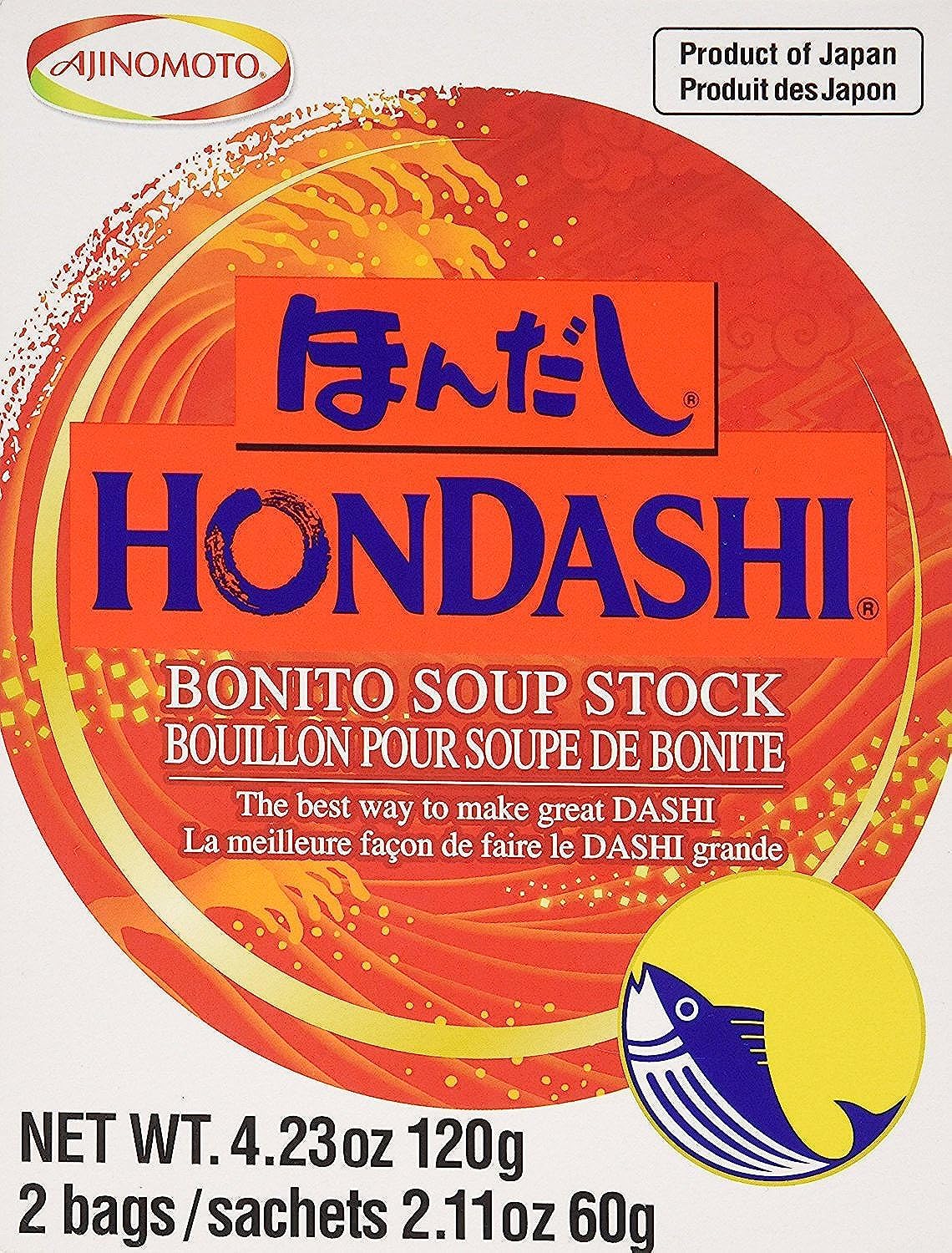 Ajinomoto Hon Dashi Soup Stock (Hondashi,4.23oz, Pack of 3)