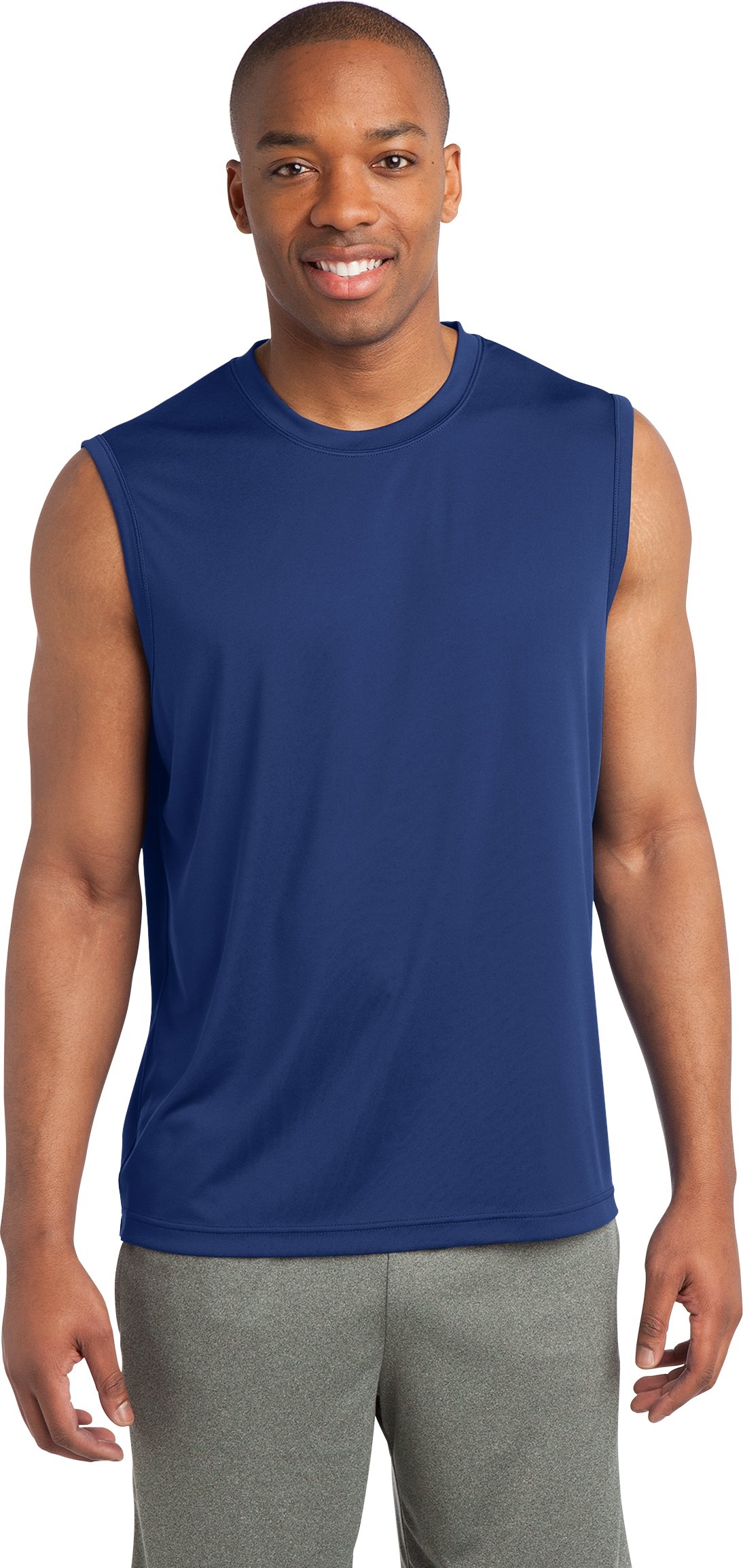 SPORT-TEK(trueroyal, xl) - Sport-Tek Men's Sleeveless Competitor Athletic T-Shirt