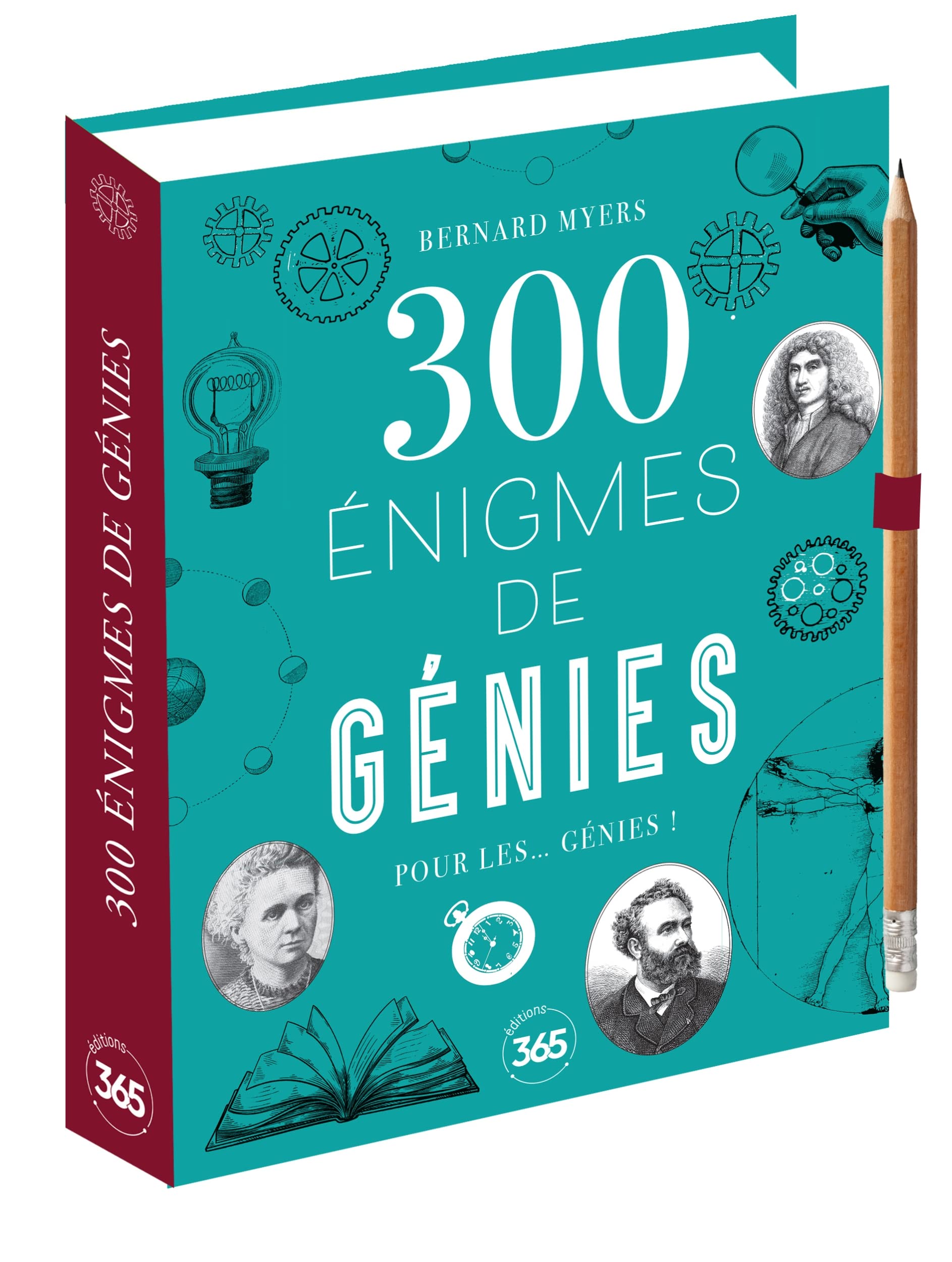 300 énigmes de génies pour les... génies - Enigmes, défis et mystères à résoudre: Pour les... génies ! Avec 1 crayon