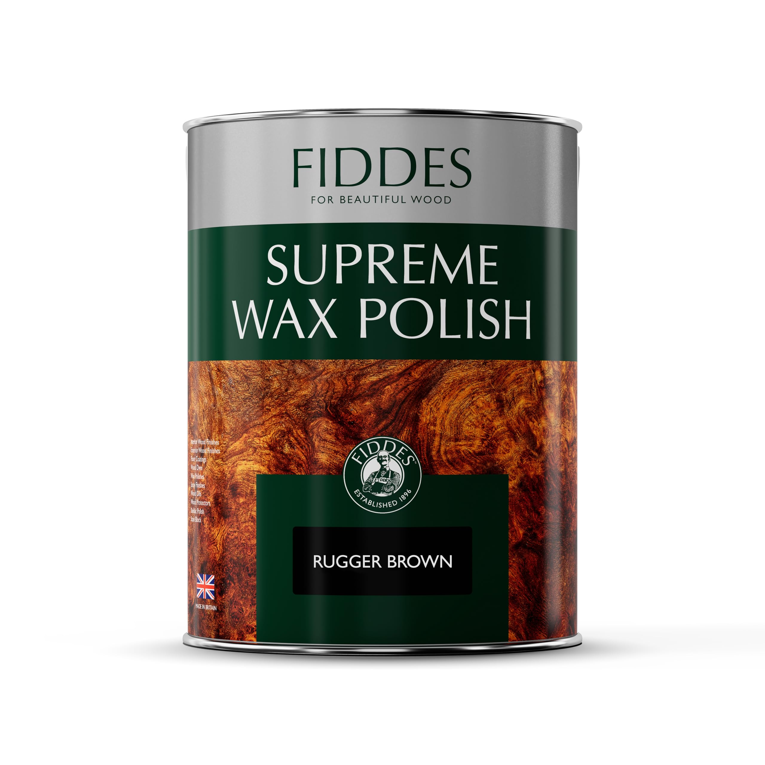 FiddesSupreme Rugger Brown Wood Wax Polish/Restorer 5ltr