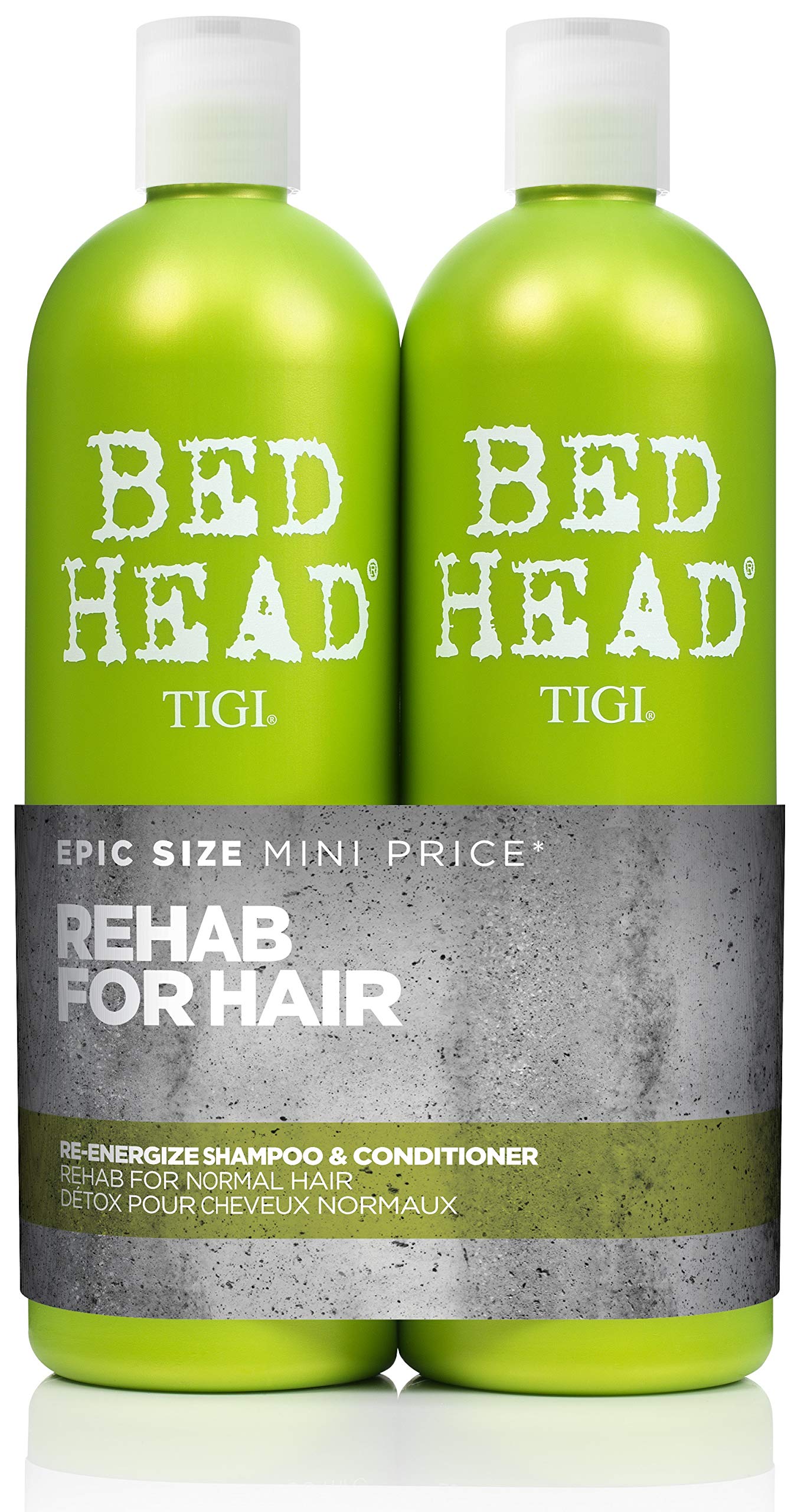 TIGI Bed Head Urban Antidotes Re-Energize Shampoo 25.36 oz (Pack of 2)