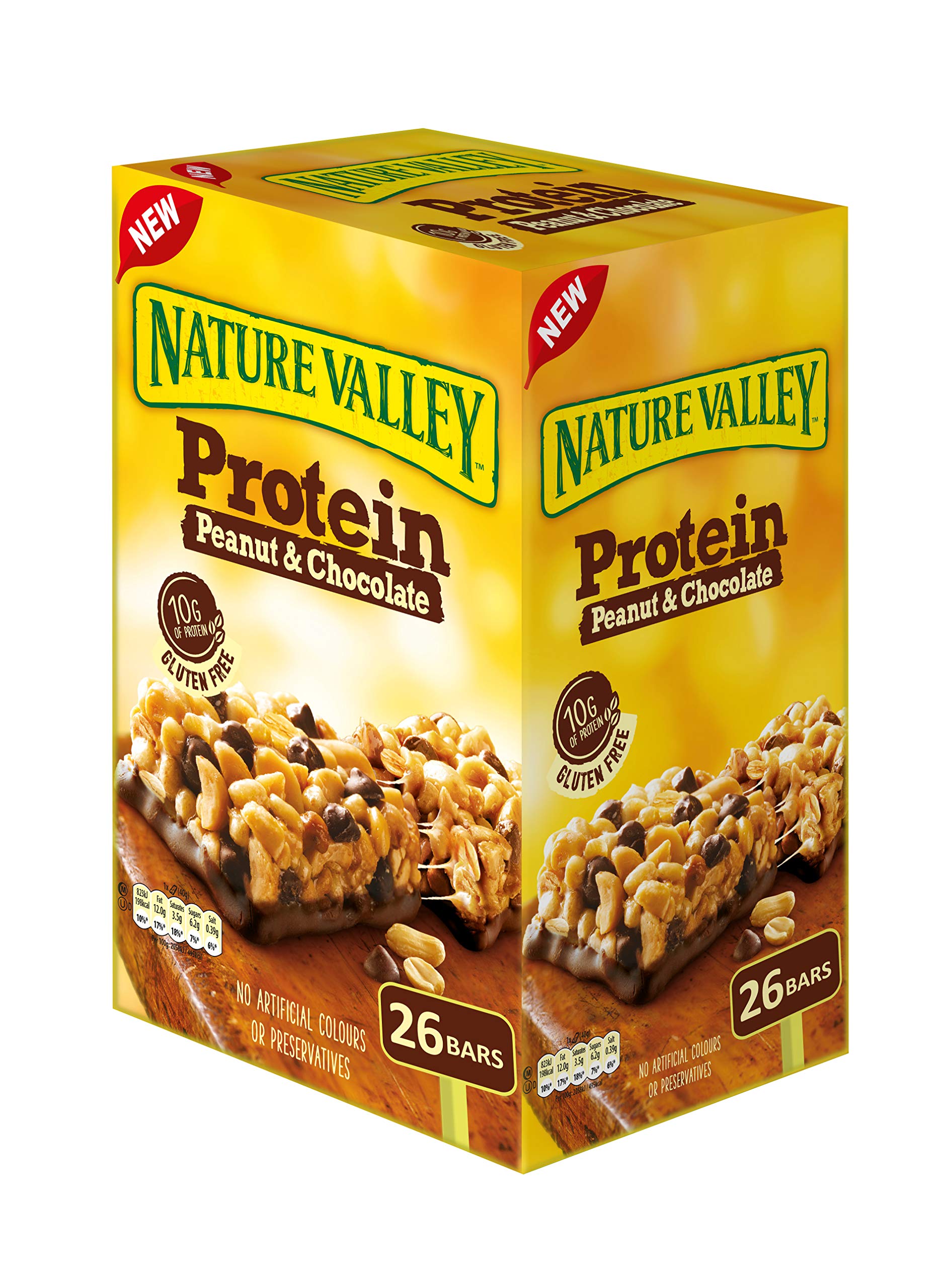 Nature ValleyProtein Bars Peanut and Chocolate Gluten Free