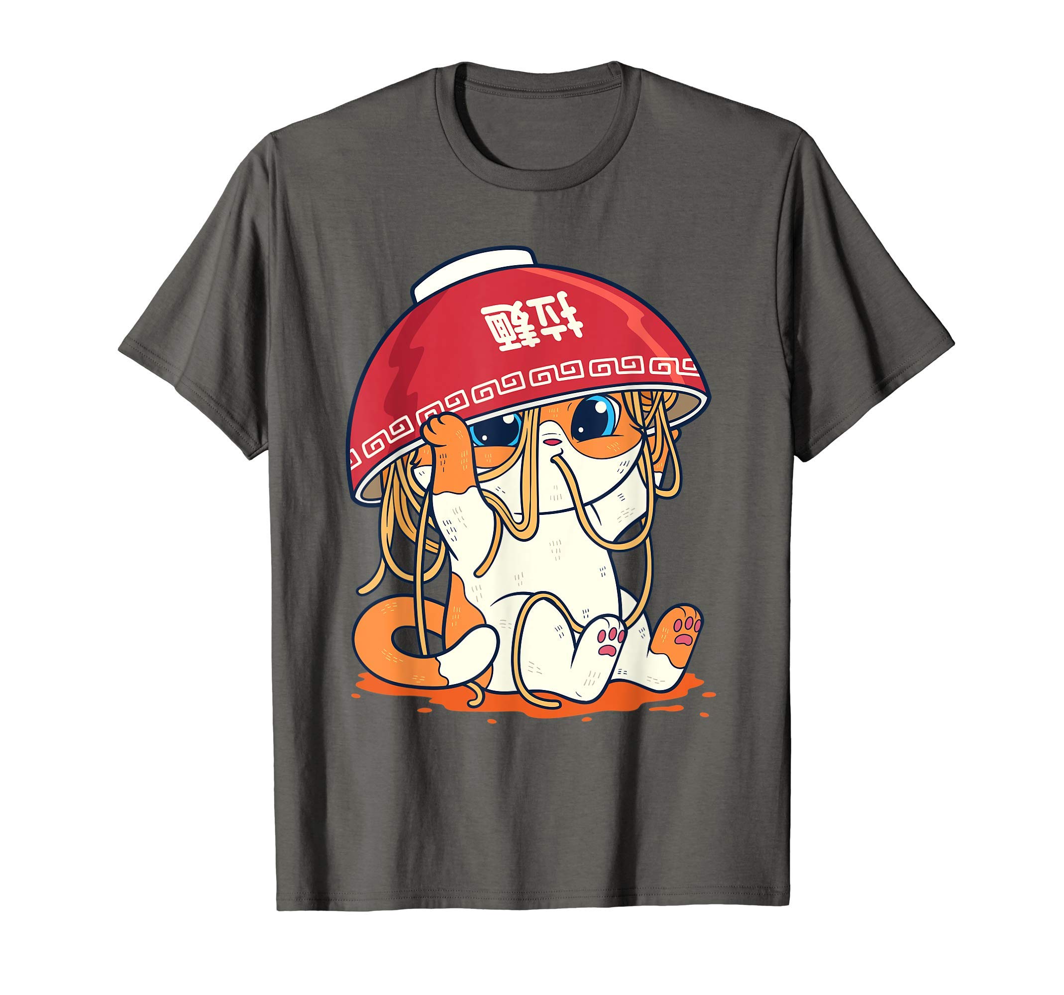 Kawaii Cute Anime Cat Girl Otaku Japanese Ramen Noodles Gift T-Shirt