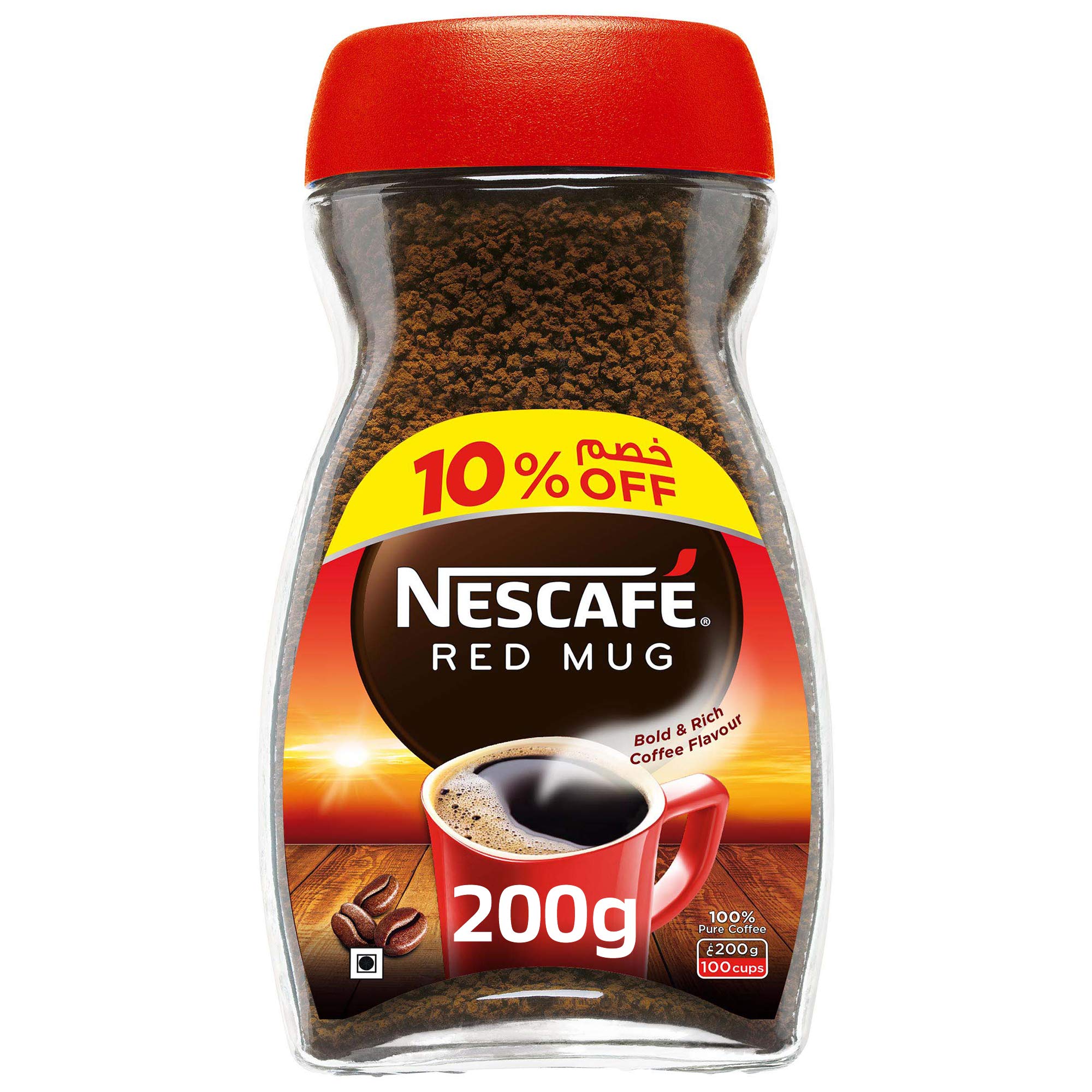 Nescafe Red Mug Instant Coffee, 200g - Promo Pack