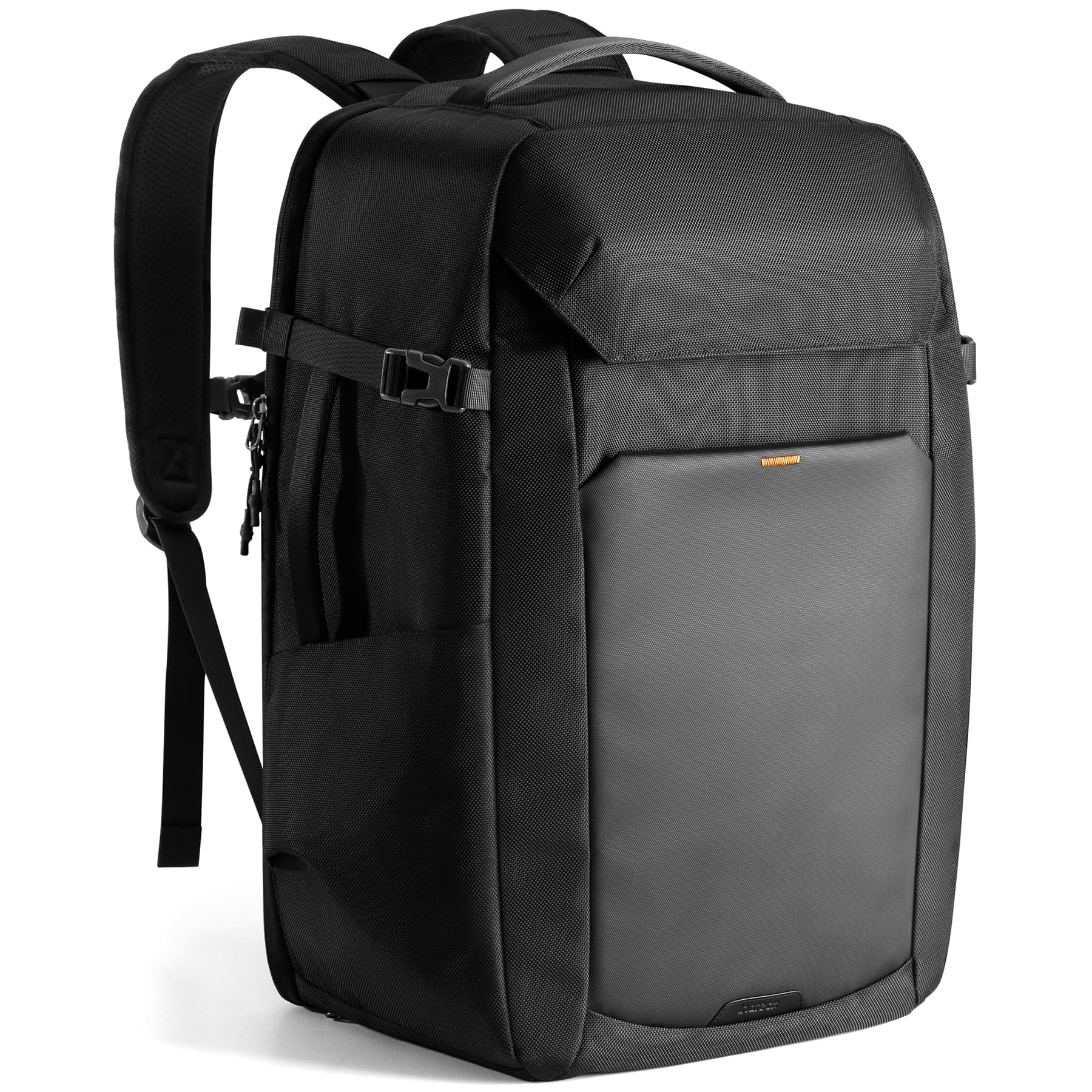 Inateck Travel Backpack 38L, TSA Friendly Flight Approved Laptop Backpack with Separate Shoe Compartment, Waterproof Hiking Backpack Carry On Backpack for Women and Men, Fits 17 inch Laptop, Black, Black, Compatible with 17 inch Laptop and 12 inch ipad, Travel Backpack for Women Men Tsa Friendly Flight Approved Laptop Backpack With Separate Shoe Compartment