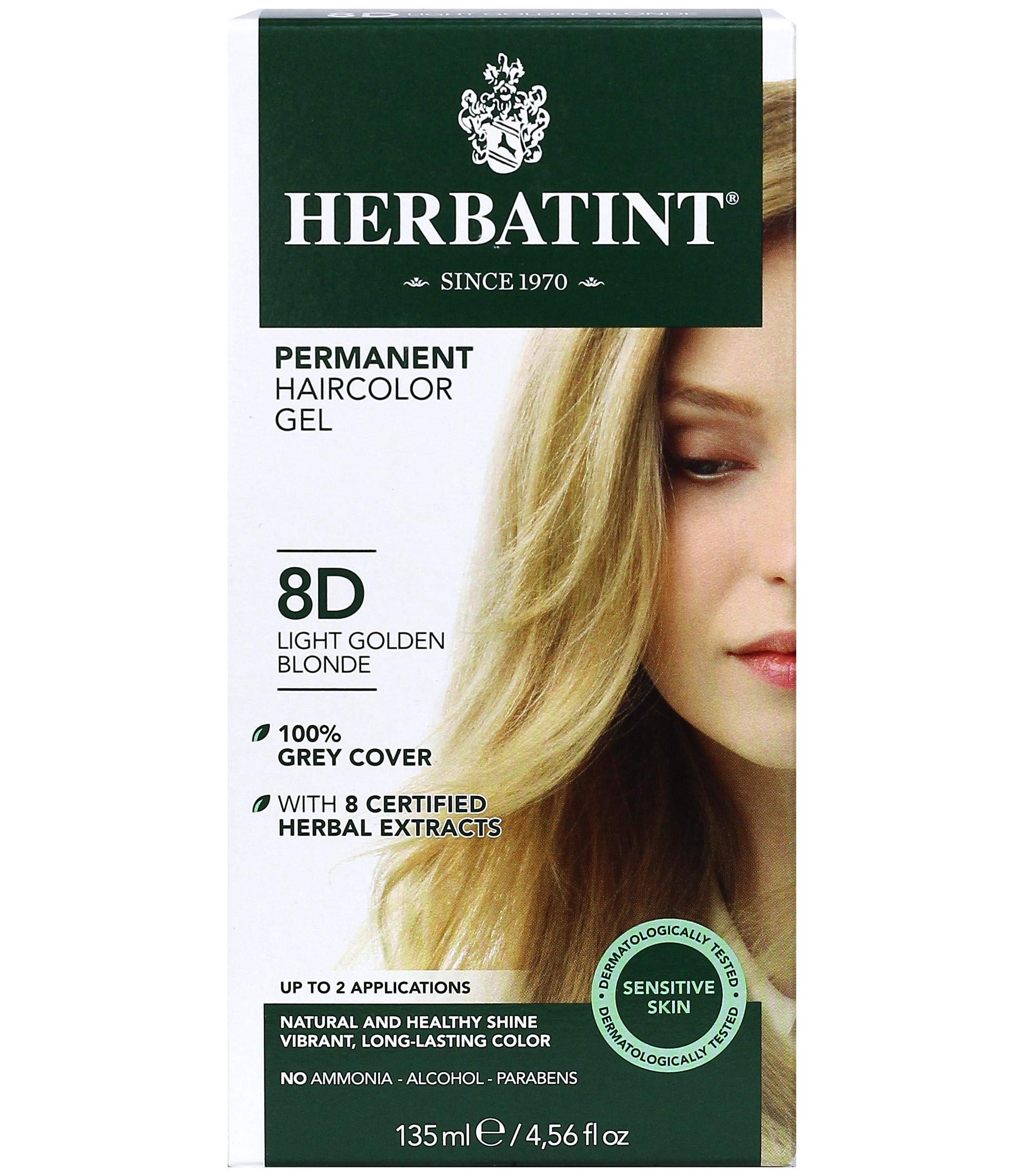 Herbatint8D/Light Gold Blonde Herbatint 4.5 oz Liquid