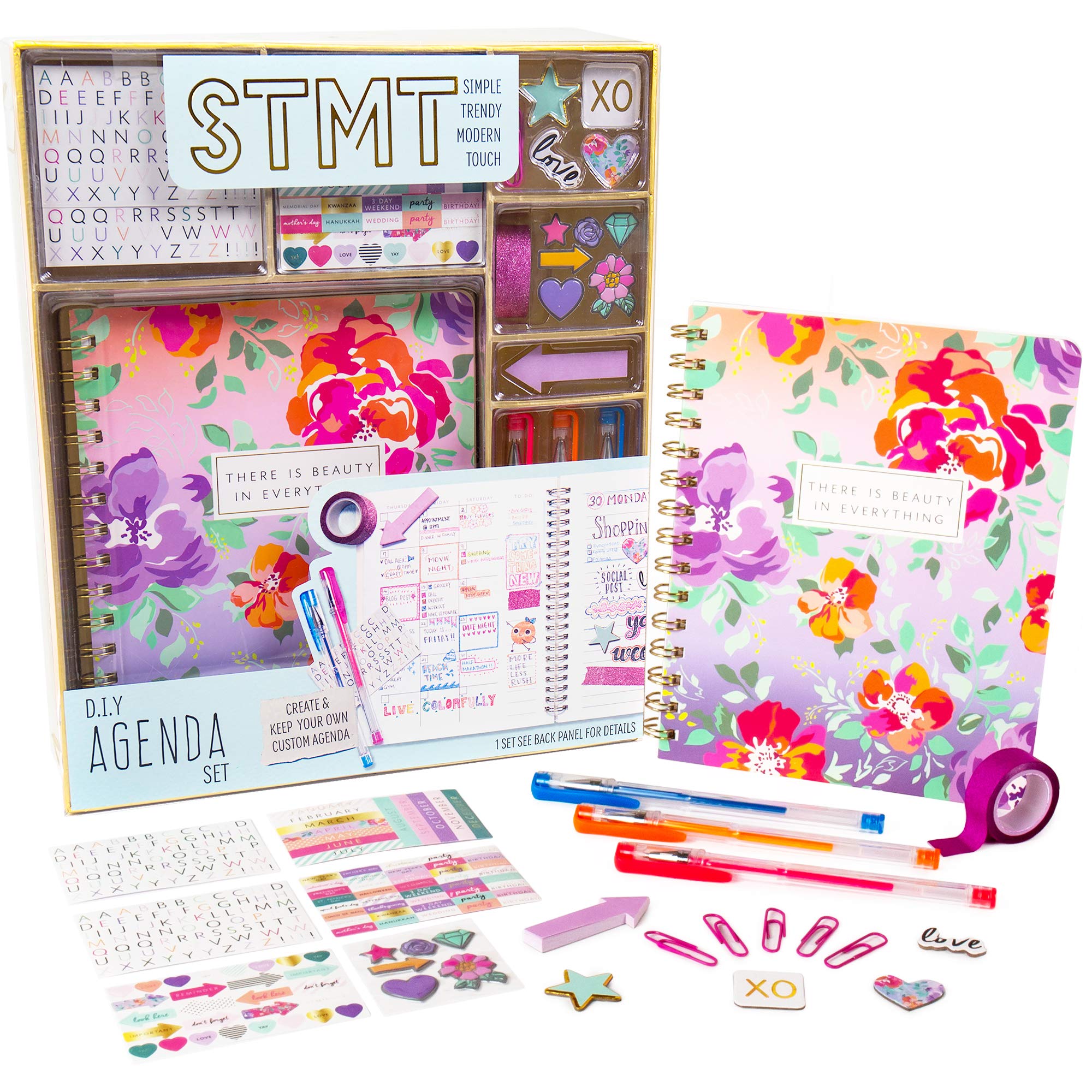 STMT D.I.Y. Agenda Set, Journal & Planner Stationery Set, Great For School or Sleep-Away Camp, Back-to-School Gift Idea for Teens & Tweens, Organization Planner for Kids Ages 8, 9, 10, 11