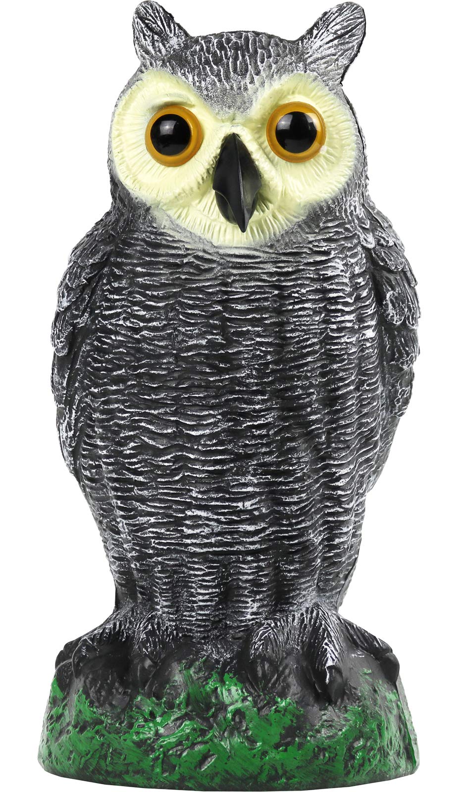 Galashield Owl Decoy to Scare Birds Away | Plastic Owls to Scare Birds Away | Owl Statue for Garden & Outdoors