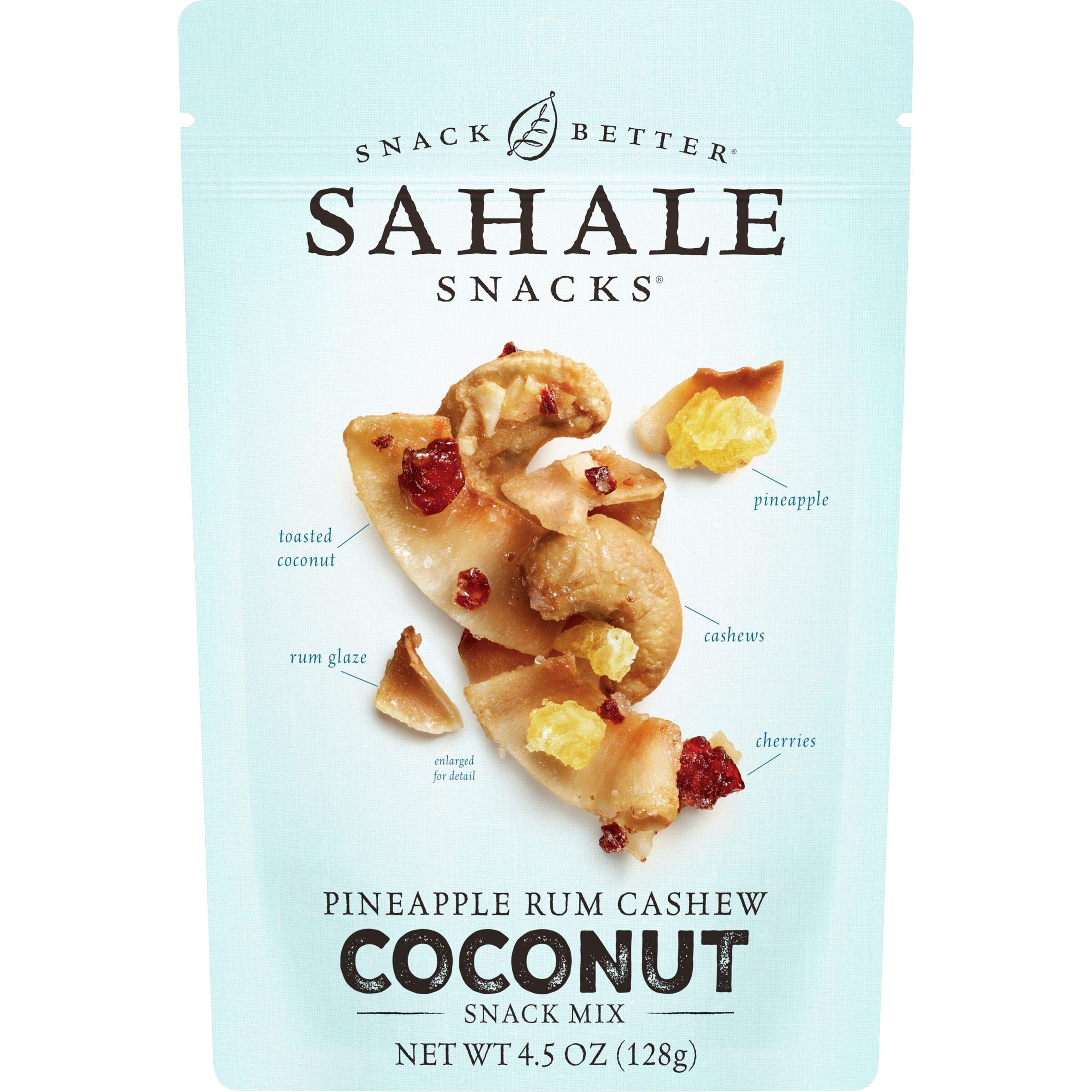 Sahale SnacksPineapple Rum Cashew Coconut Snack Mix, 4.5 Ounces