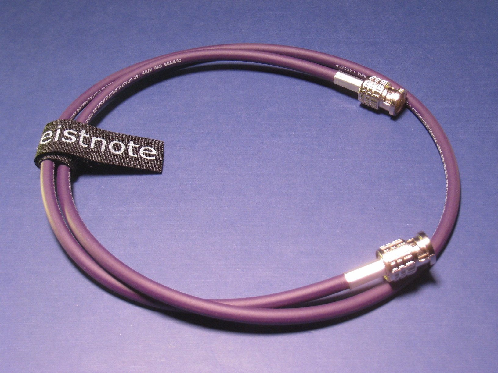 Geistnote's Apogee Wyde Eye 75Ω BNC Word Clock Cable ~ WE-BB (1.0m)