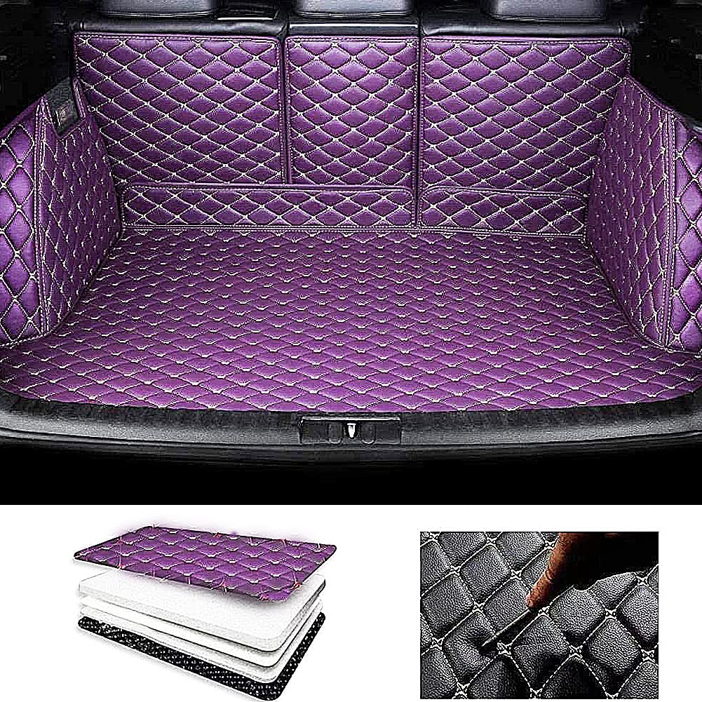 Car Full Coverage Rear Trunk Boot Mats for Mazad 3 2010 2011 2012 2013 Car Rear Trunk Boot Mats Rear Boot Liner Tray Mat All-Weather Protector Pad Trunk Mat Anti-Slip Carpets