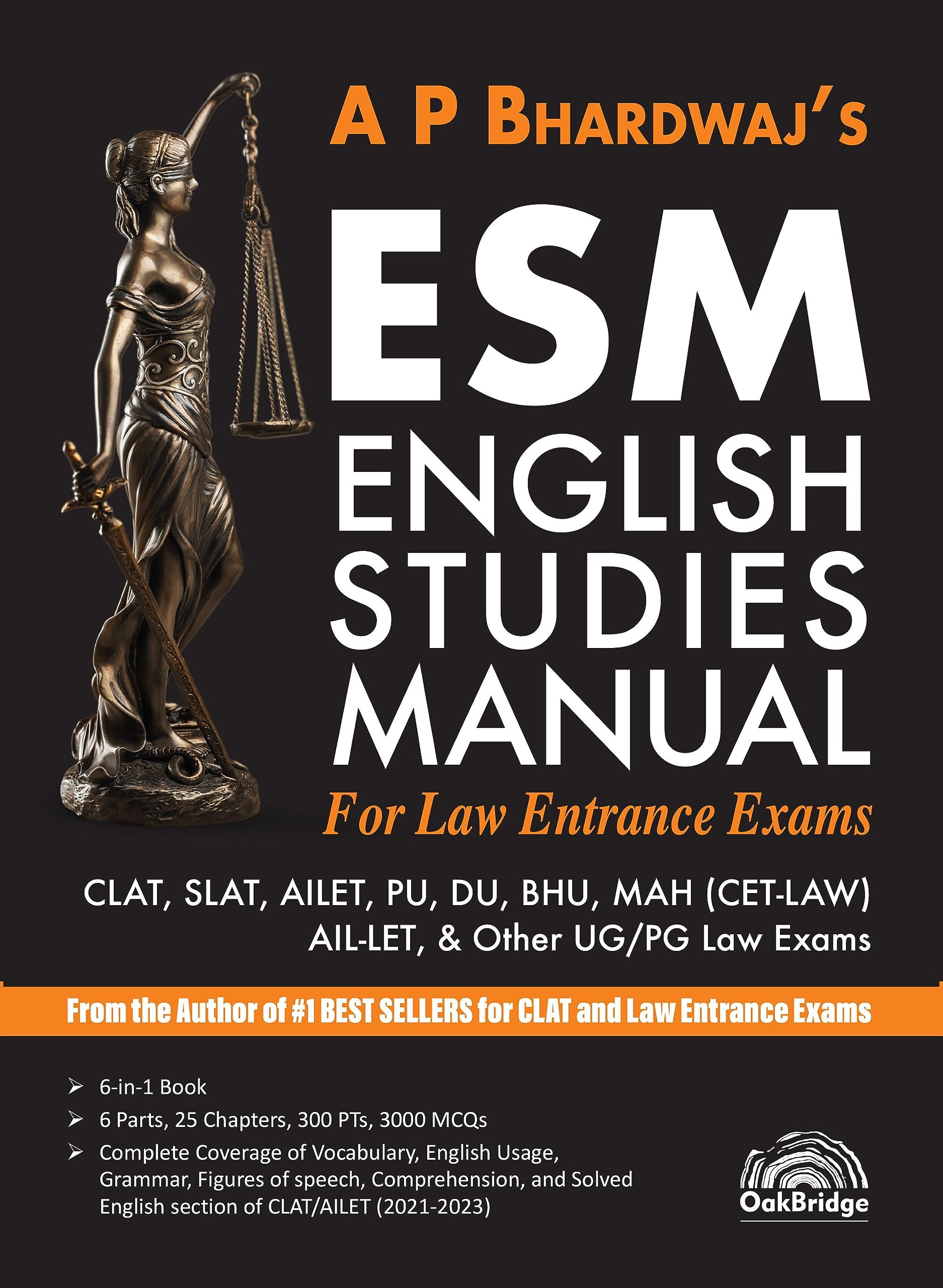 ESM English Studies Manual for Law Entrance Exams | A P Bharadwaj | OakBridge