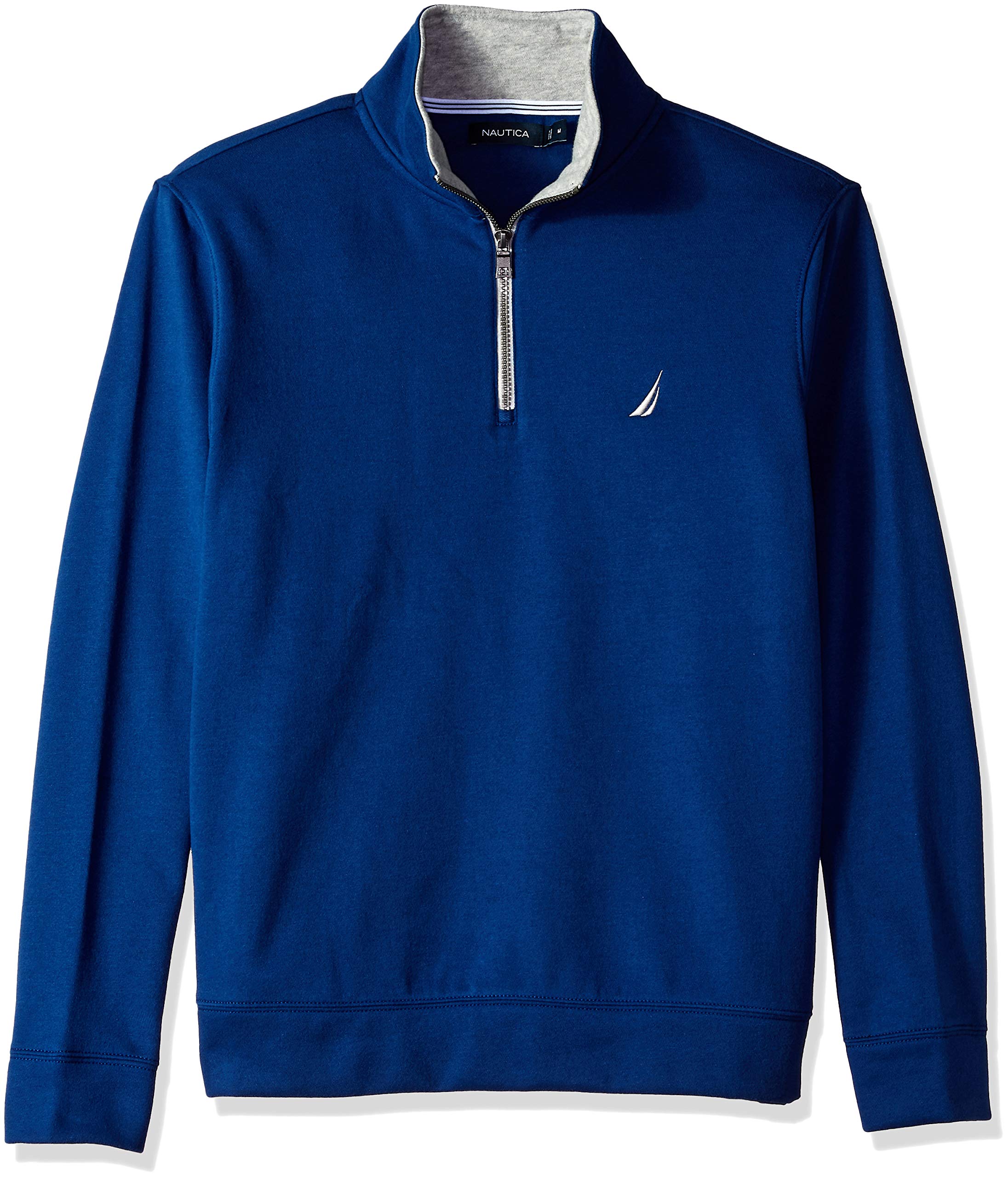 Nautica Men's Solid 1/4 Zip Fleece Sweatshirt