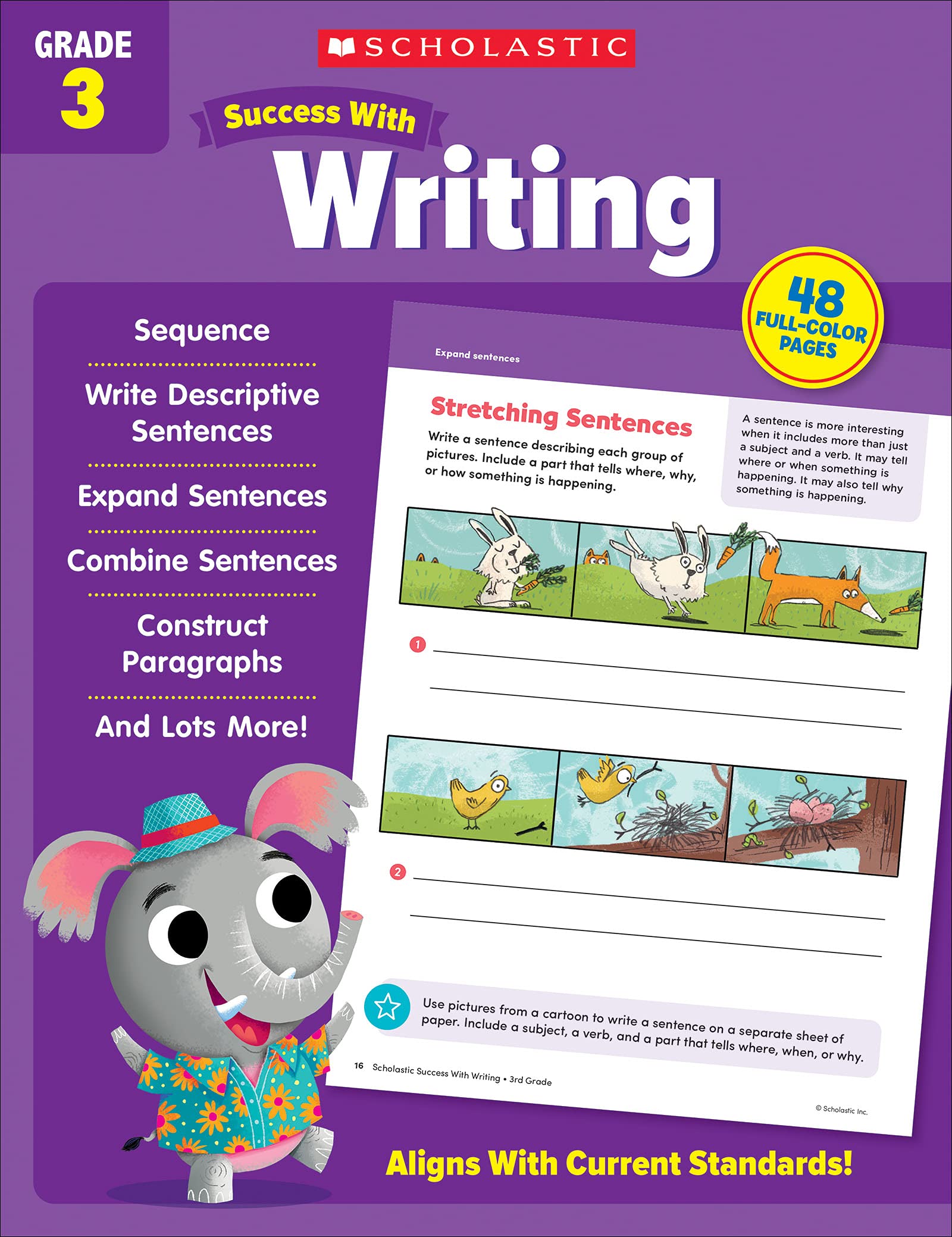 Scholastic Success with Writing Grade 3 Workbook Paperback – February 1, 2022