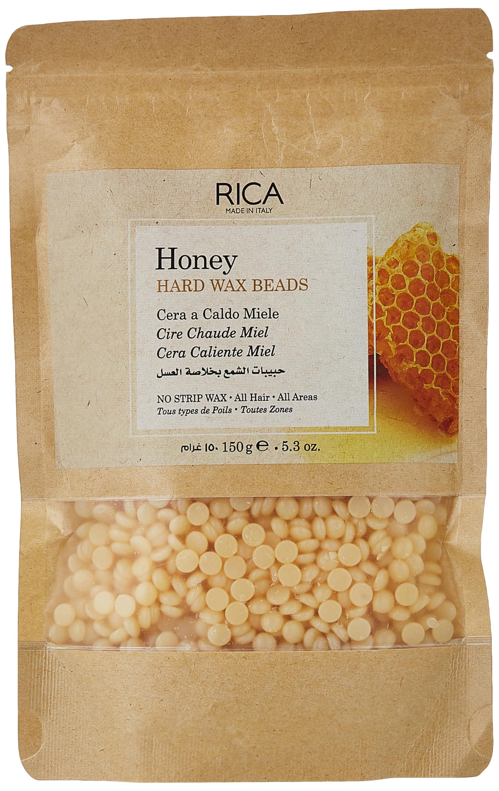 Rica CosmeticsHoney Hard Wax Beads 150gm