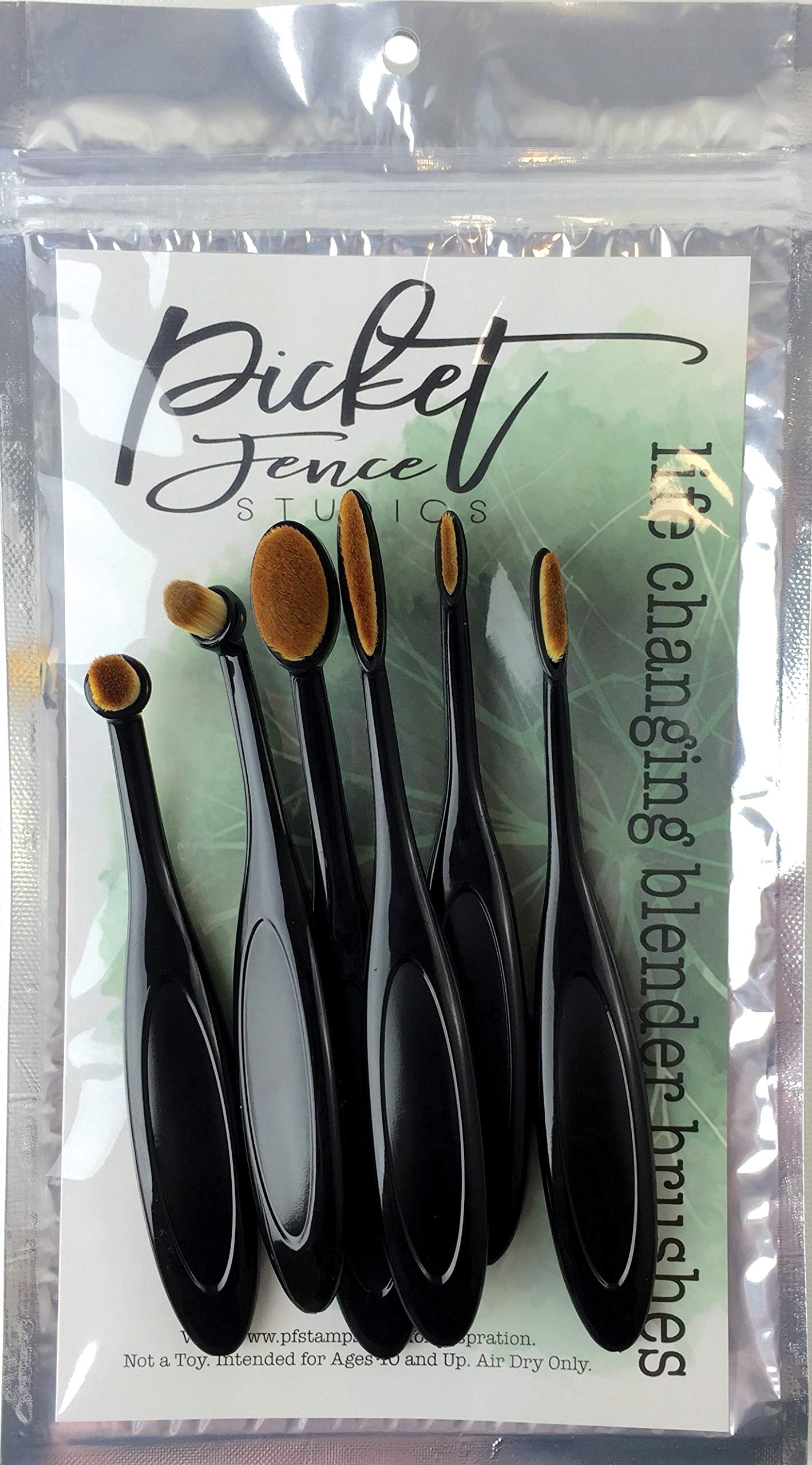 Picket Fence Studios Blender Brushes 6/Pkg