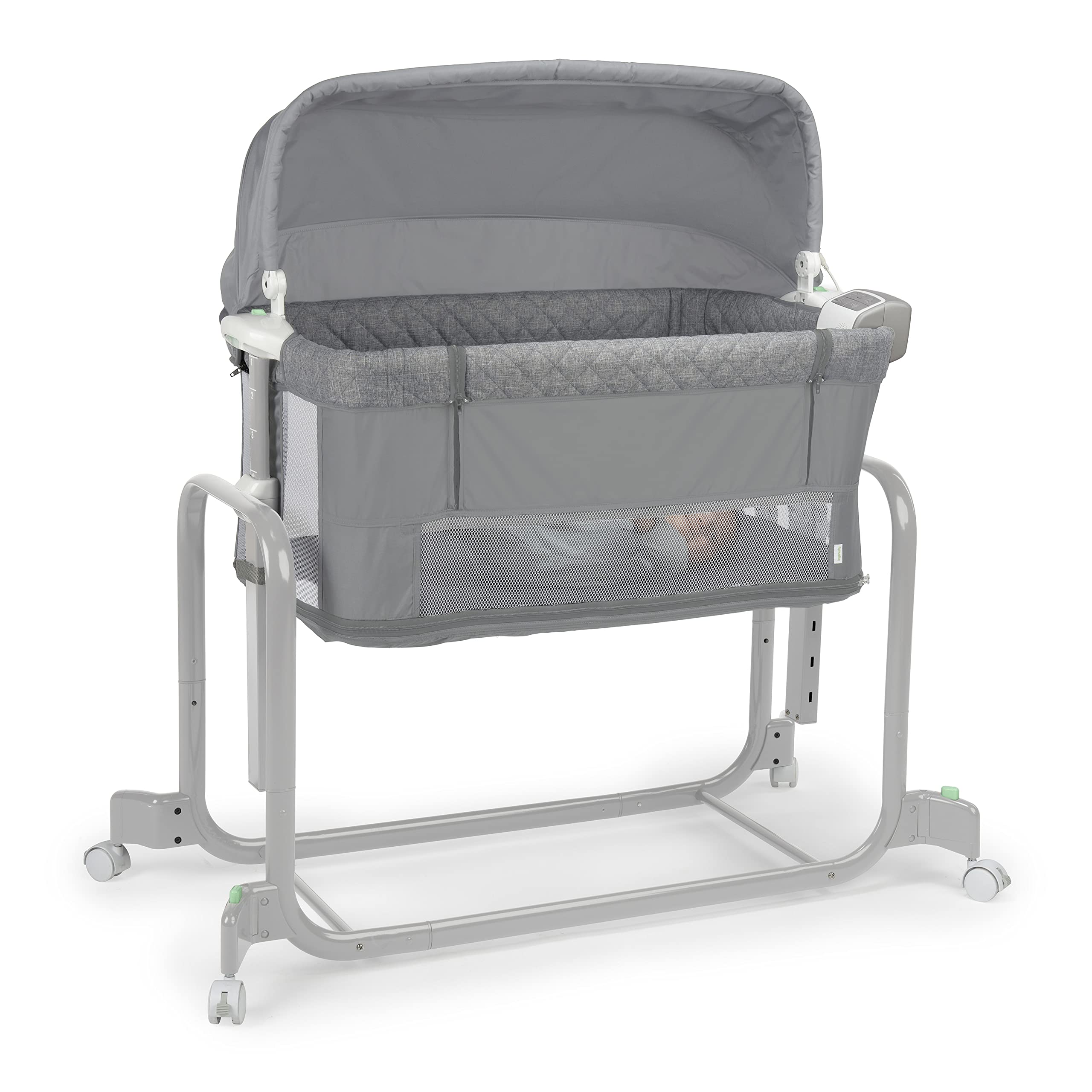 Ingenuity Dream Hero Starlight 3-in-1 Co-Sleeping Bassinet and Crib - Lume (Grey), Unisex, Newborn to 12 Months