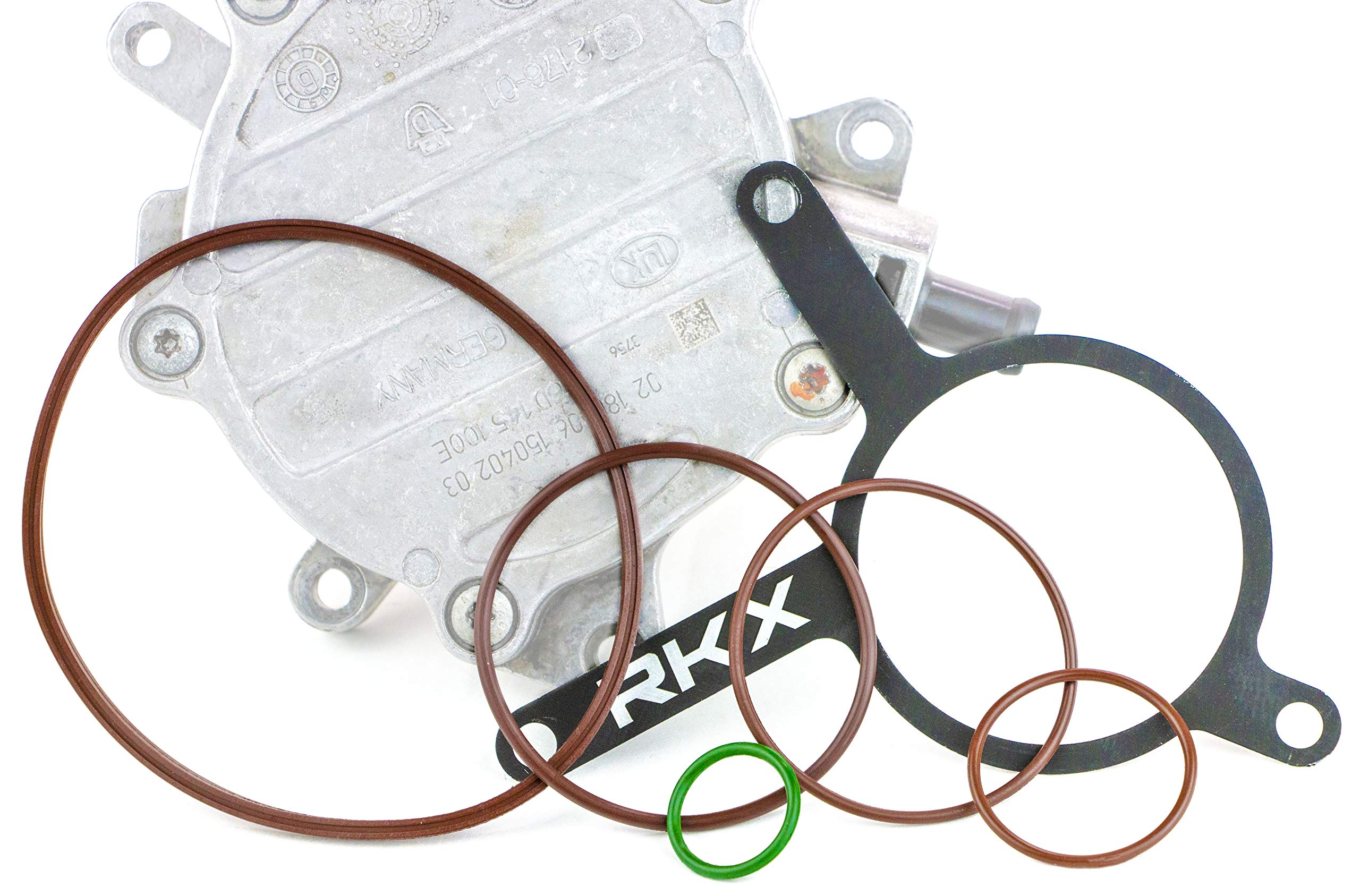 RKX LIFETIME 2.0T Vacuum Pump Re-seal Rebuild Kit compatible with VW Audi 2.0 T MKv B6 B7 gasket