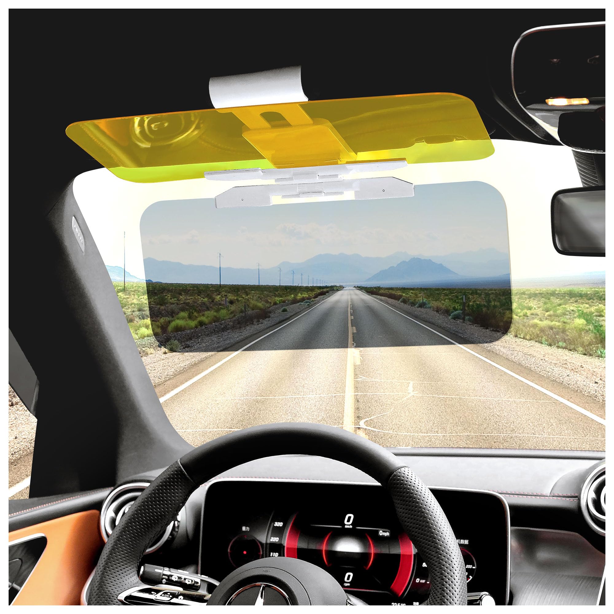 Adjustable Sun Visor Extender for Car,Day+Night Car Visor Extender Sun Blocker for Glare Prevention,Universal Car Sunshade Car Visor Extender for Cars Trucks SUVs